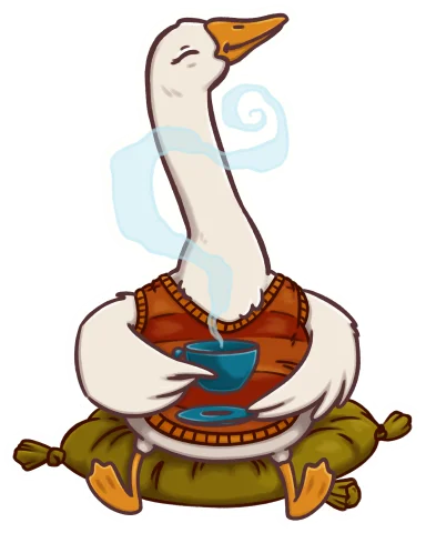 sticker : cosy goose product image (1)