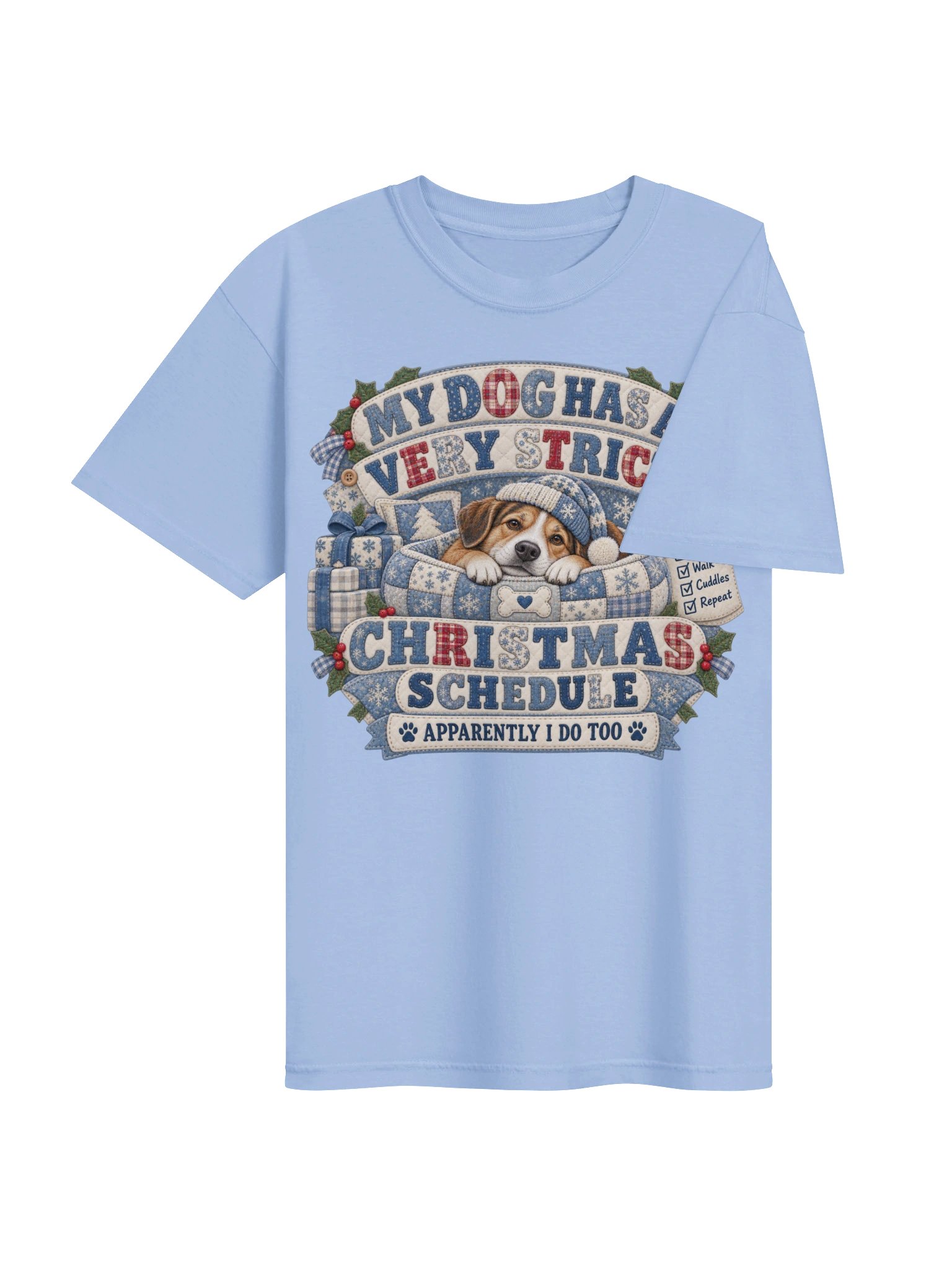 Christmas Dog Mom T-Shirt – Funny Holiday Shirt for Dog Lovers product image (4)
