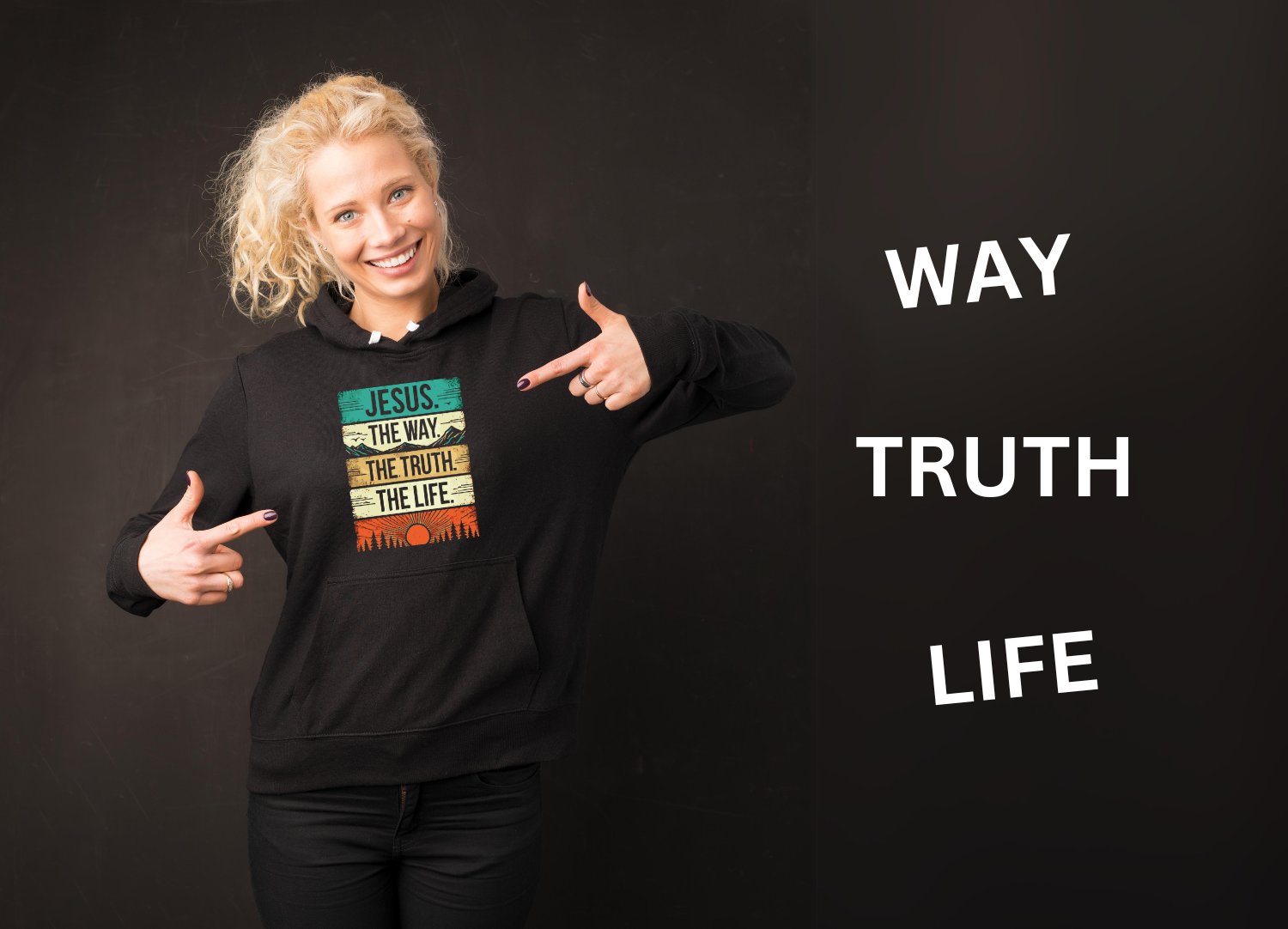 The Way, The Truth, The Life Hoodie product image (1)