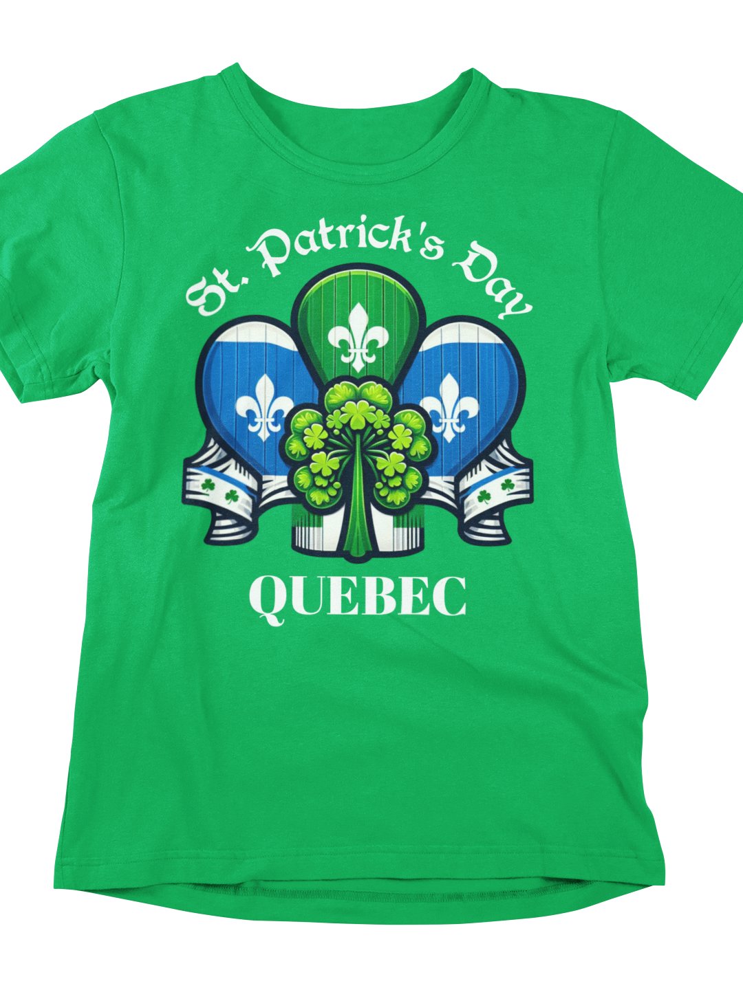St. Patrick's Day in Quebec Tee: Fusion of Cultures! product image (1)