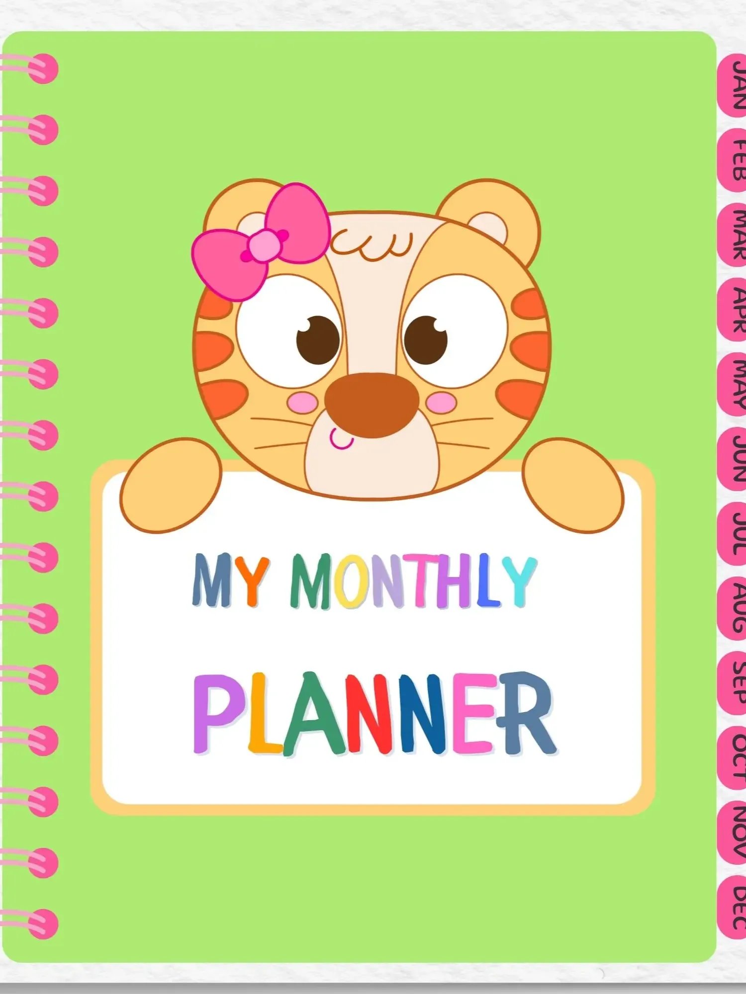 The Schooler's Monthly Digital Planner product image (1)