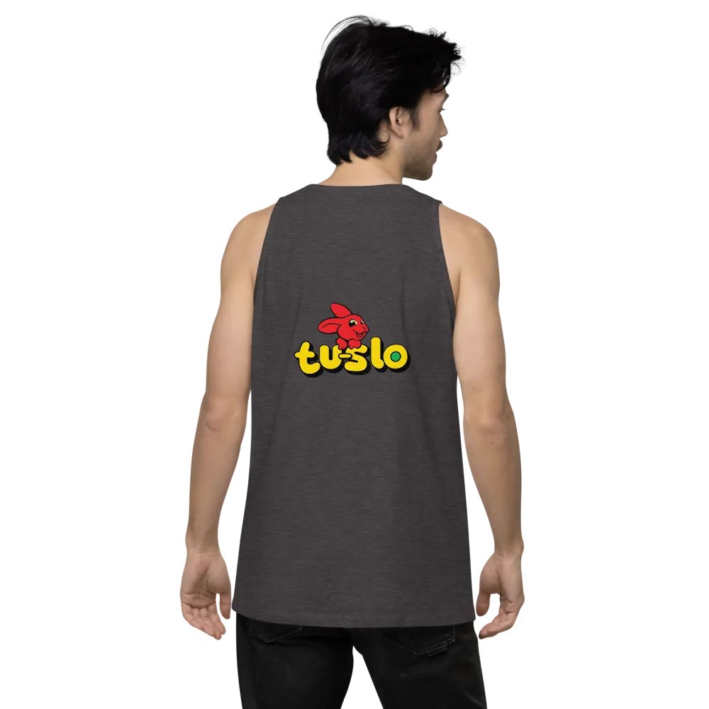 TU-SLO UNISEX EMBROIDERED SLEEVELESS TEE product image (10)
