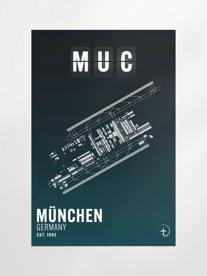 Munich MUC Poster product image (1)