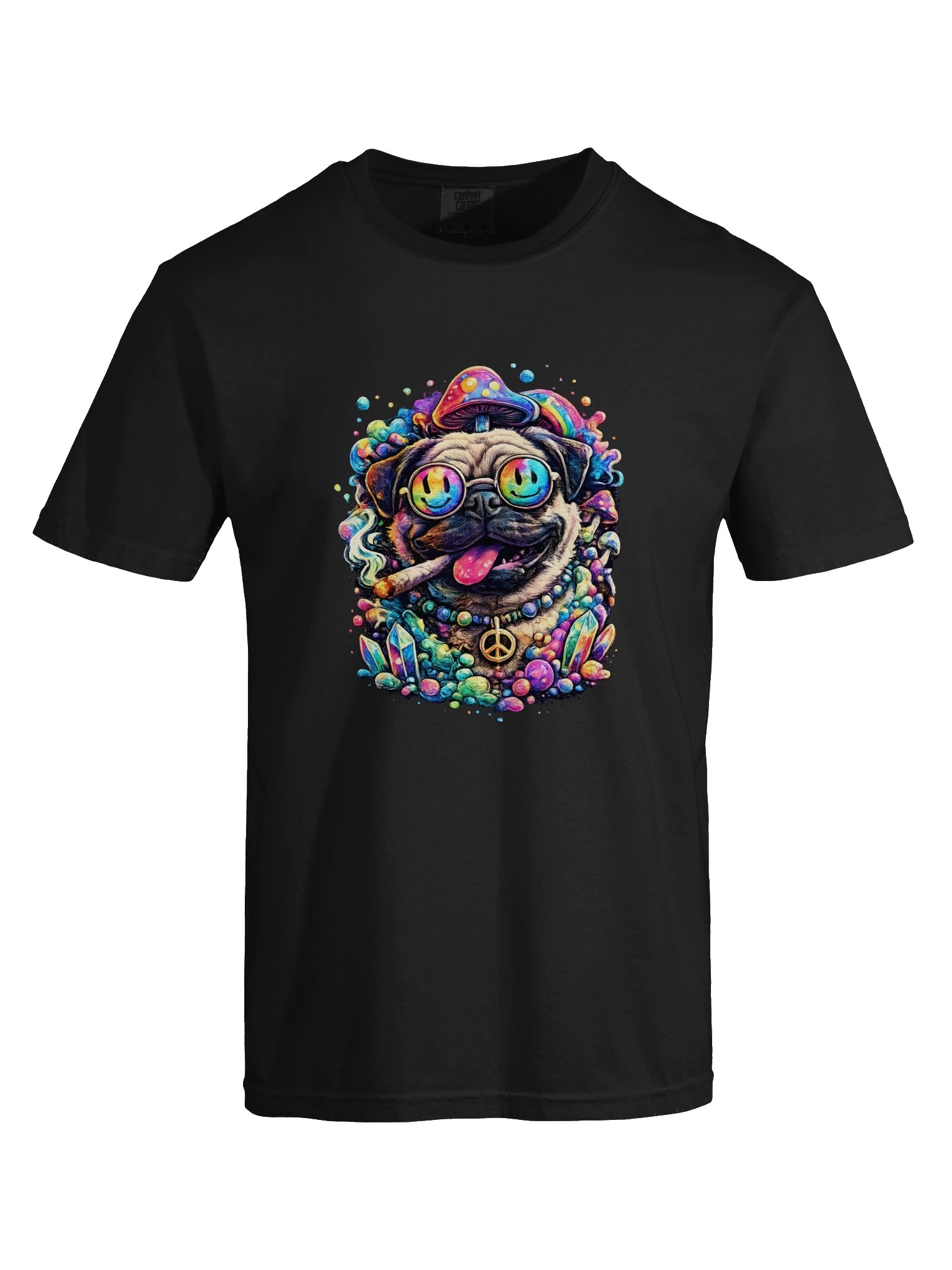 Psychedelic Pug T-Shirt product image (9)