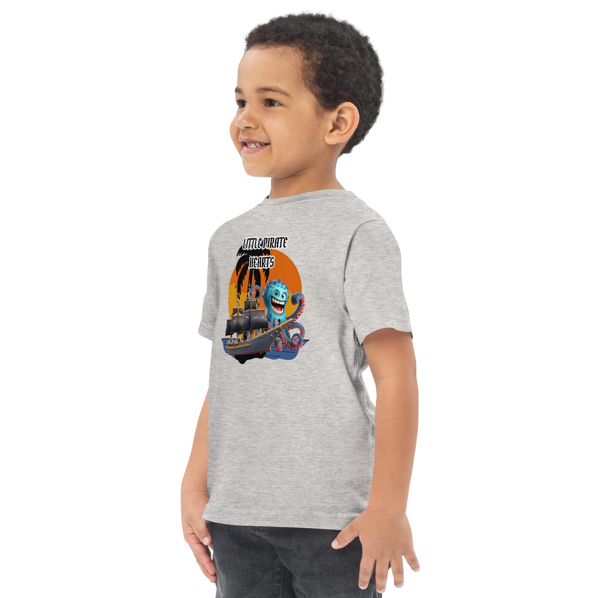 Little Pirate Hearts Toddler T-Shirt product image (7)
