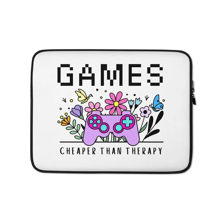 Cheaper Than Therapy Laptop Case product image (1)