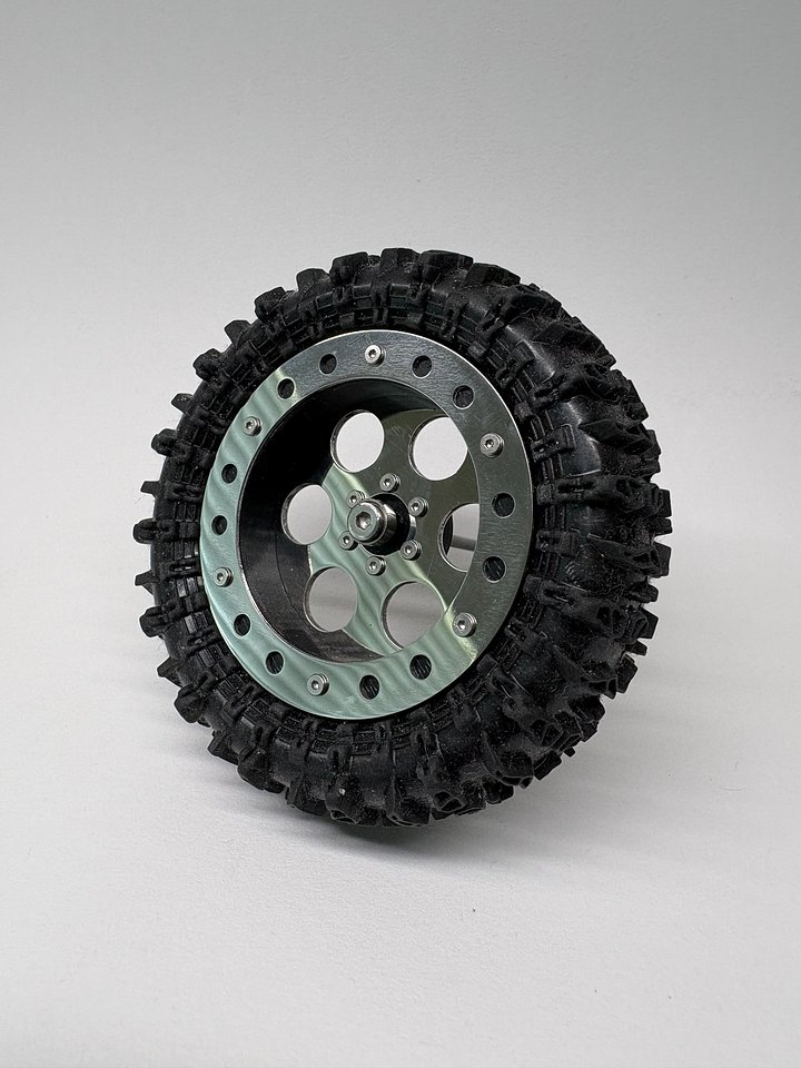 1.8" v2 Floater Wheels - "Swiss" wheel face with "Cheddar" floater product image (2)
