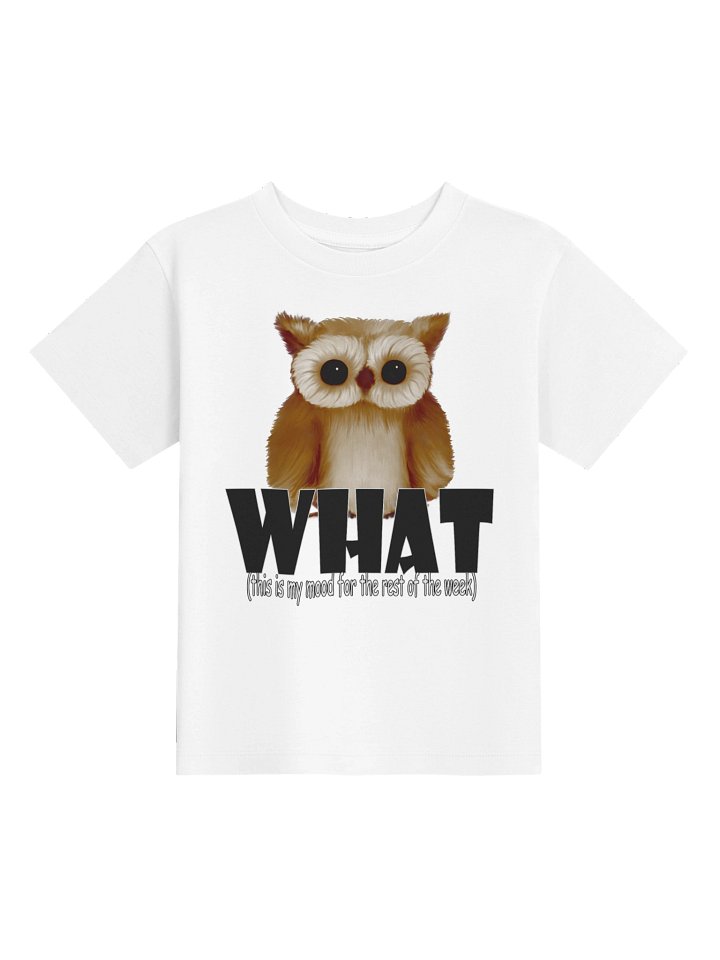 Owl "WHAT", Toddler T-Shirt - Bella+Canvas product image (1)