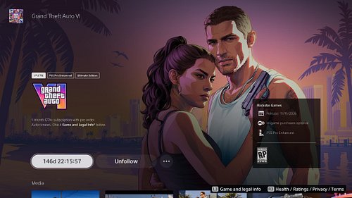 IT’S OFFICIAL. 🎮🔥 The countdown is on… 

Grand Theft Auto VI: Ultimate Edition is now pre-ordered, and all that’s left is wai...