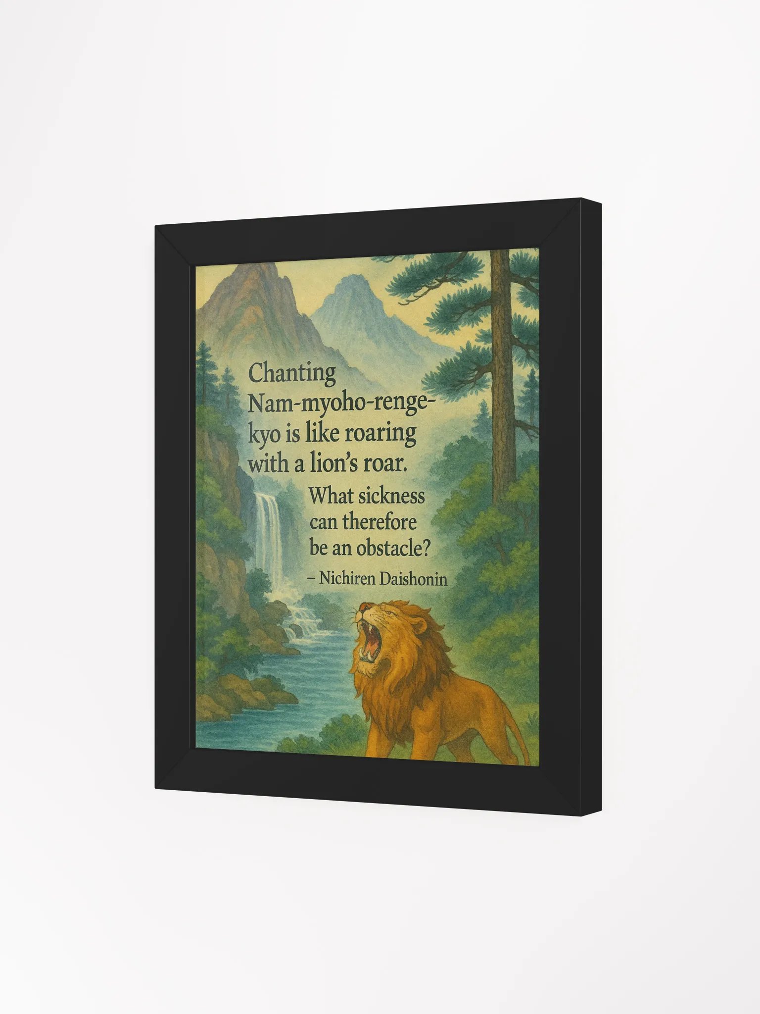 Lion’s Roar Nichiren Buddhism Poster product image (3)