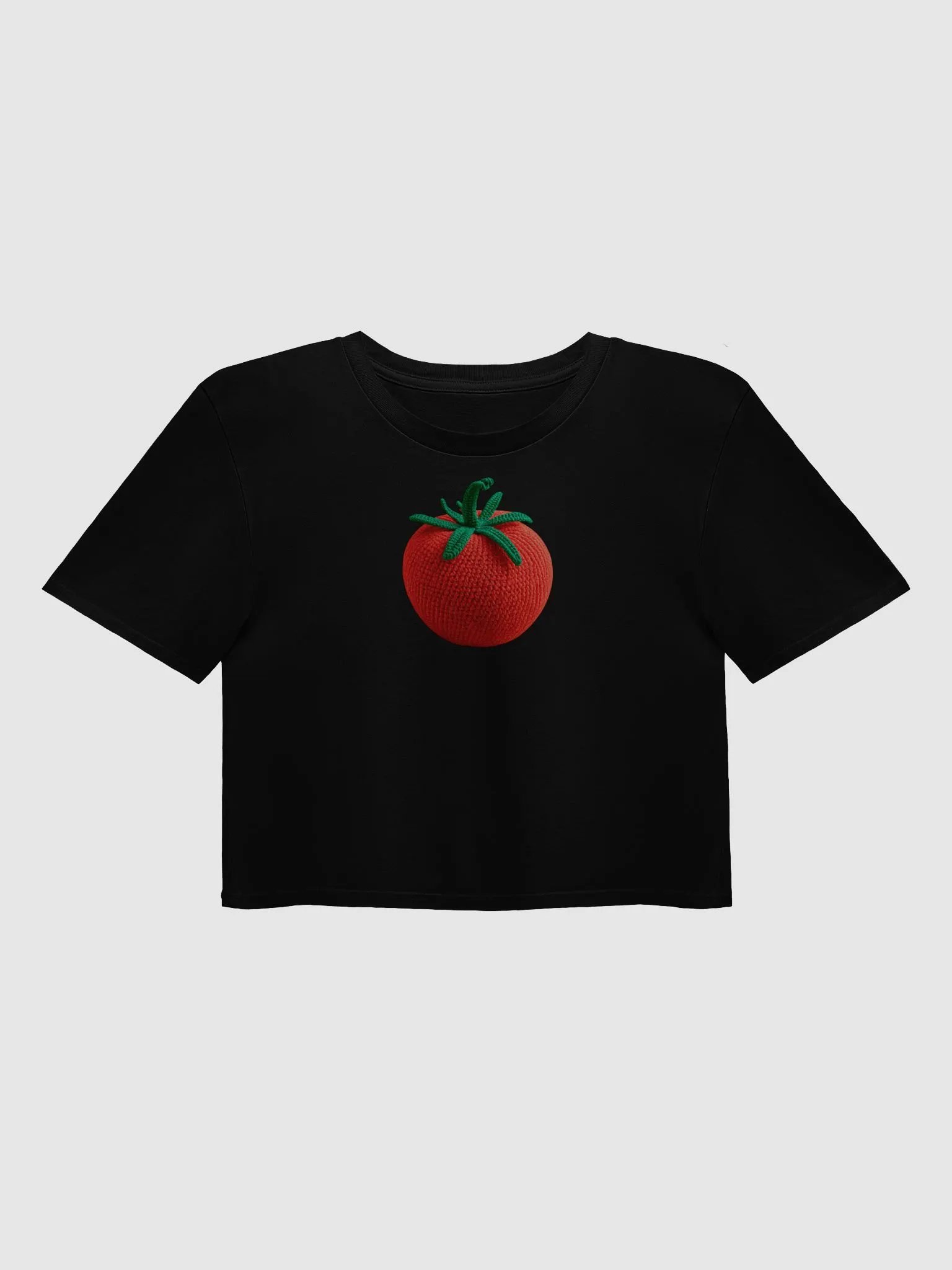 CozyAvocado Women's Premium Tomato Crop Top #2 product image (1)