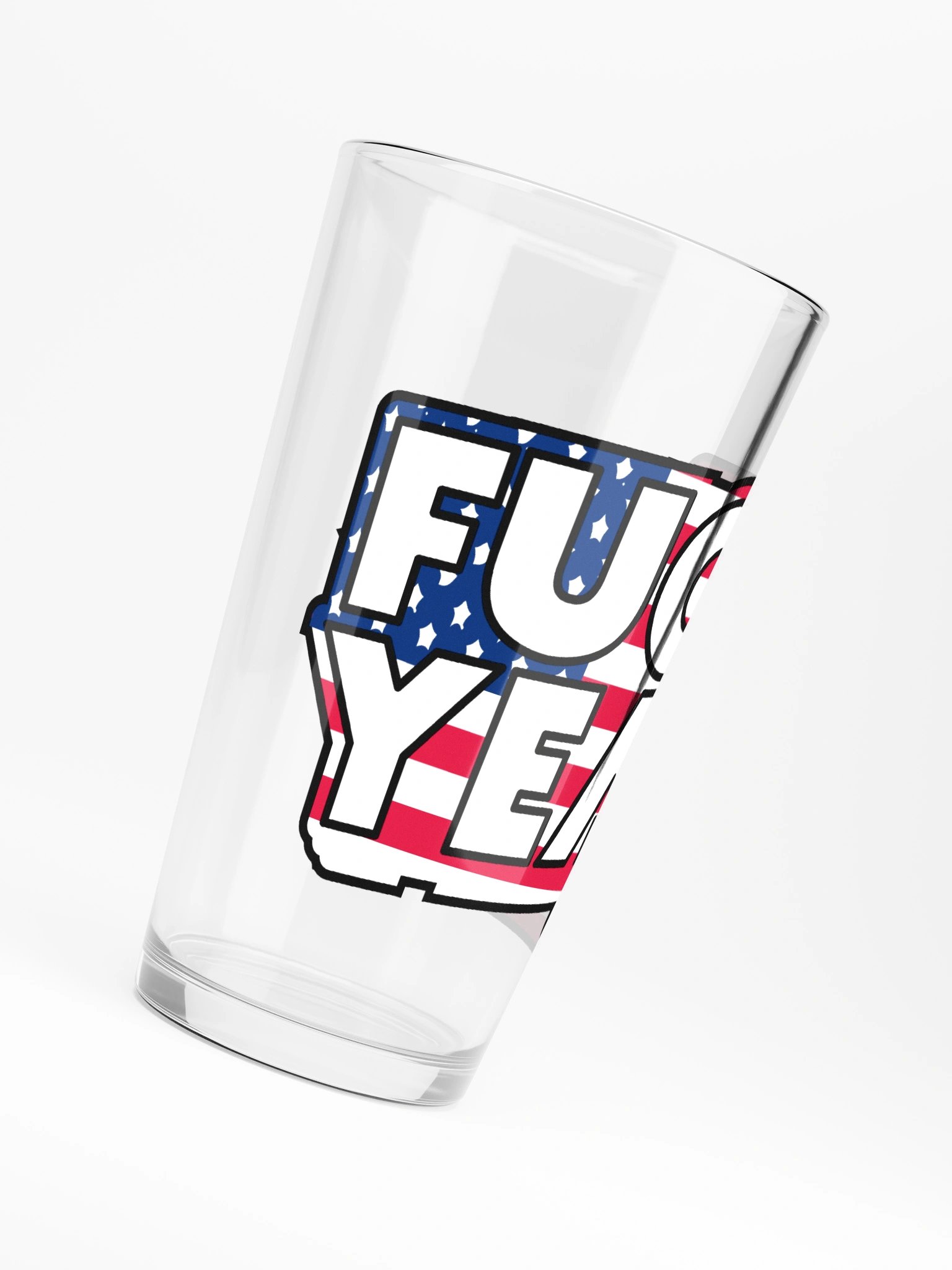 AMERICA FUCK YEAH PINT GLASS product image (6)