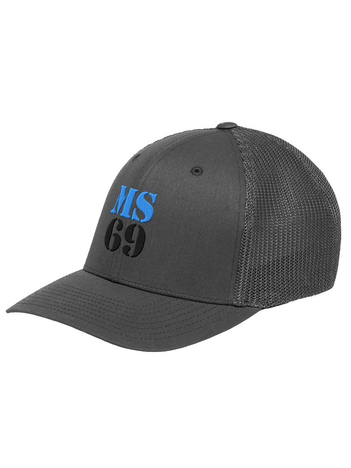MS69 - Flexfit Trucker Hat Blue/Black product image (2)