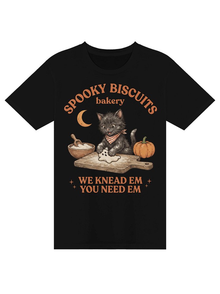 Spooky Biscuits Cat Tee product image (1)