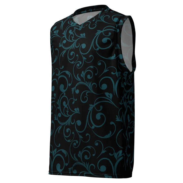 Dark Teal Basketball Jersey product image (1)