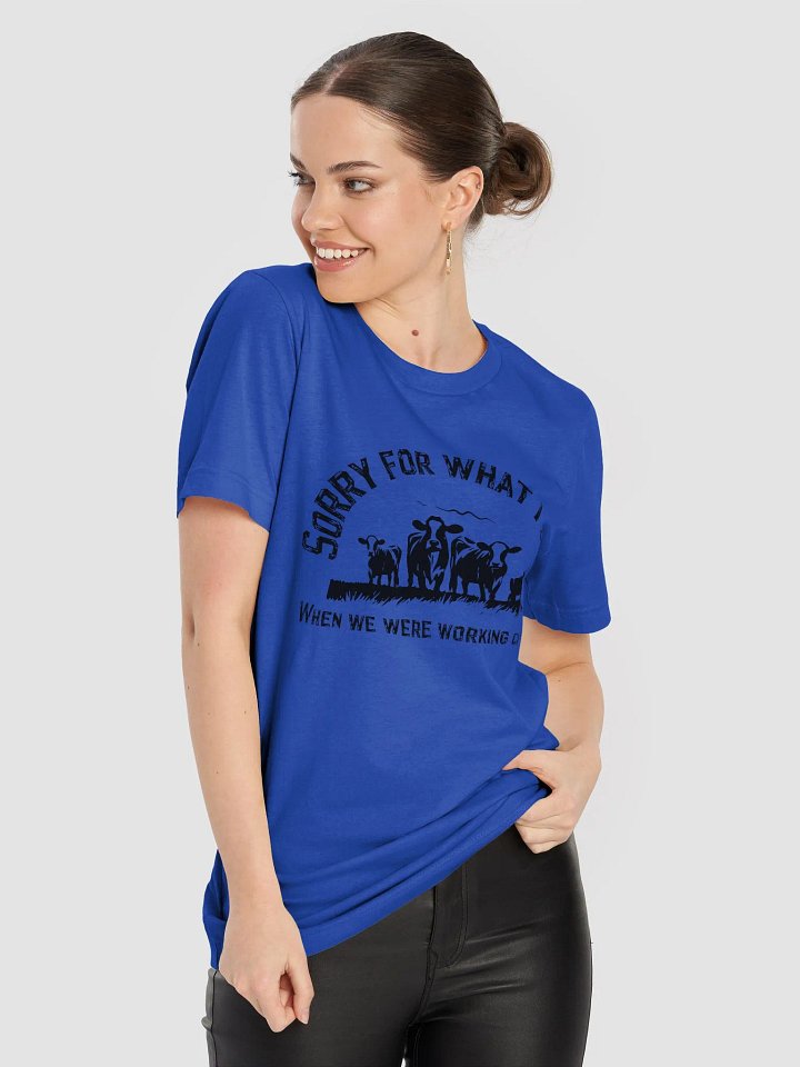 "working cattle" t-shirt product image (2)
