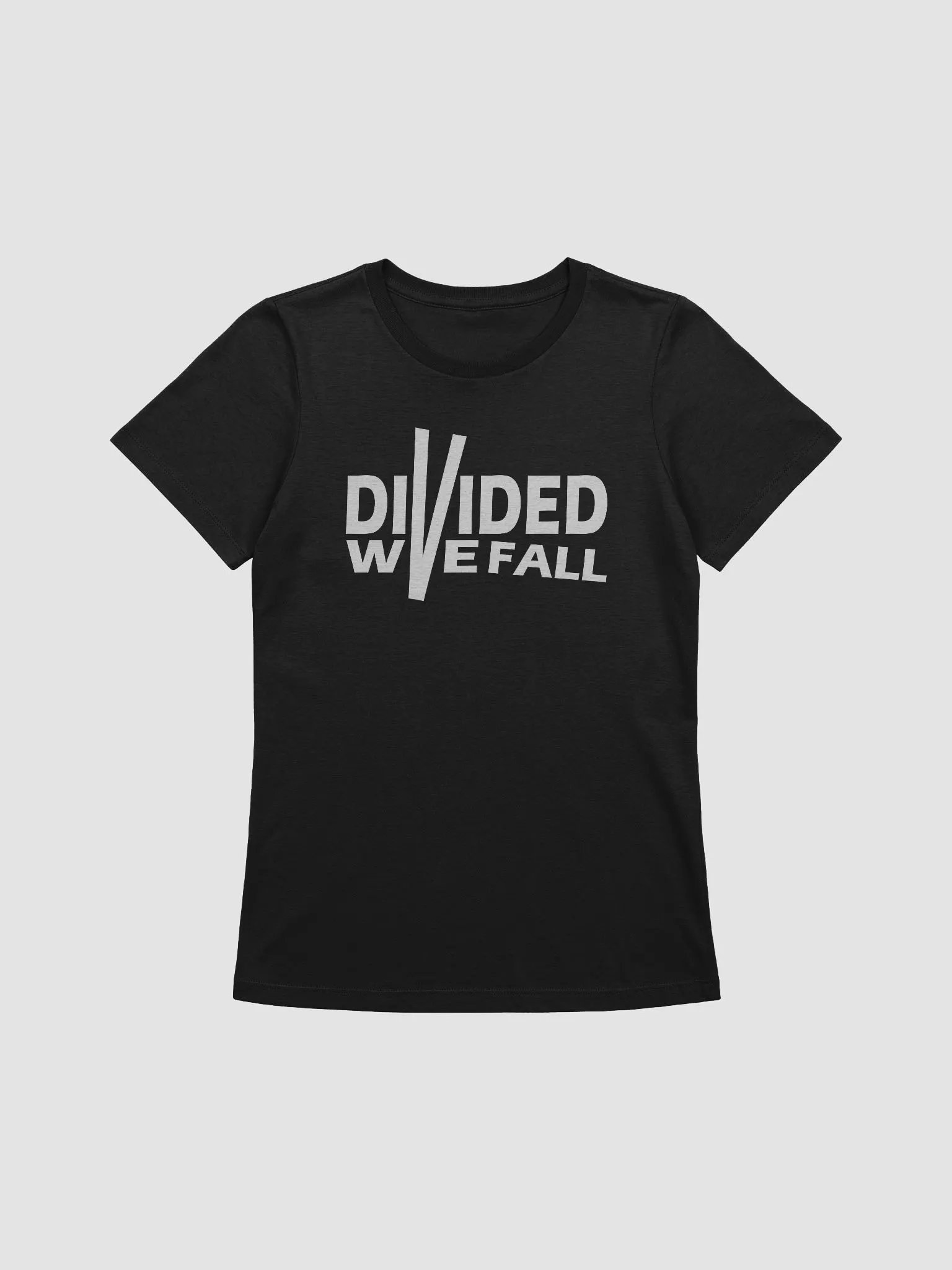 Divided We Fall - White - Bella+Canvas Women's Supersoft Relaxed-fit T-Shirt product image (1)