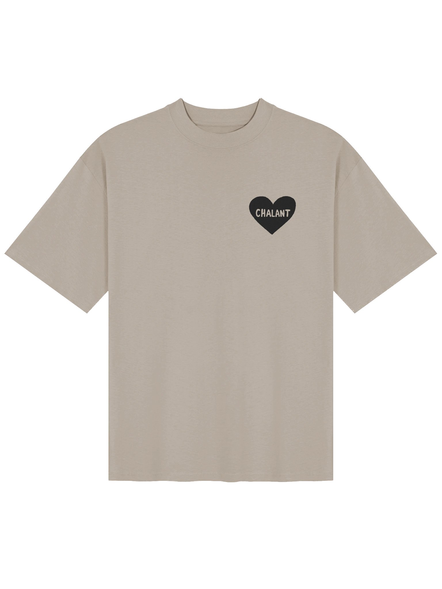 < CHALANT 3 black printed boxy oversized tee product image (11)