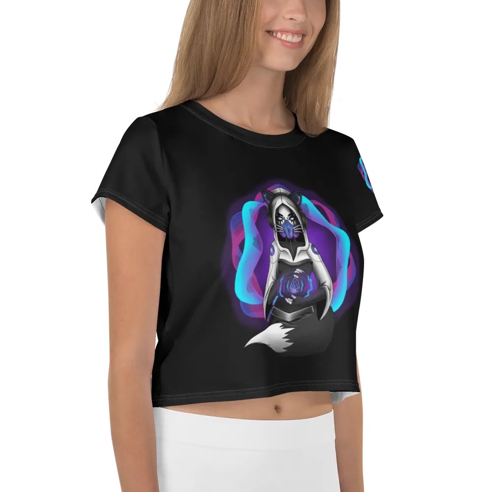 Galactic Waves Cropped T-Shirt product image (4)