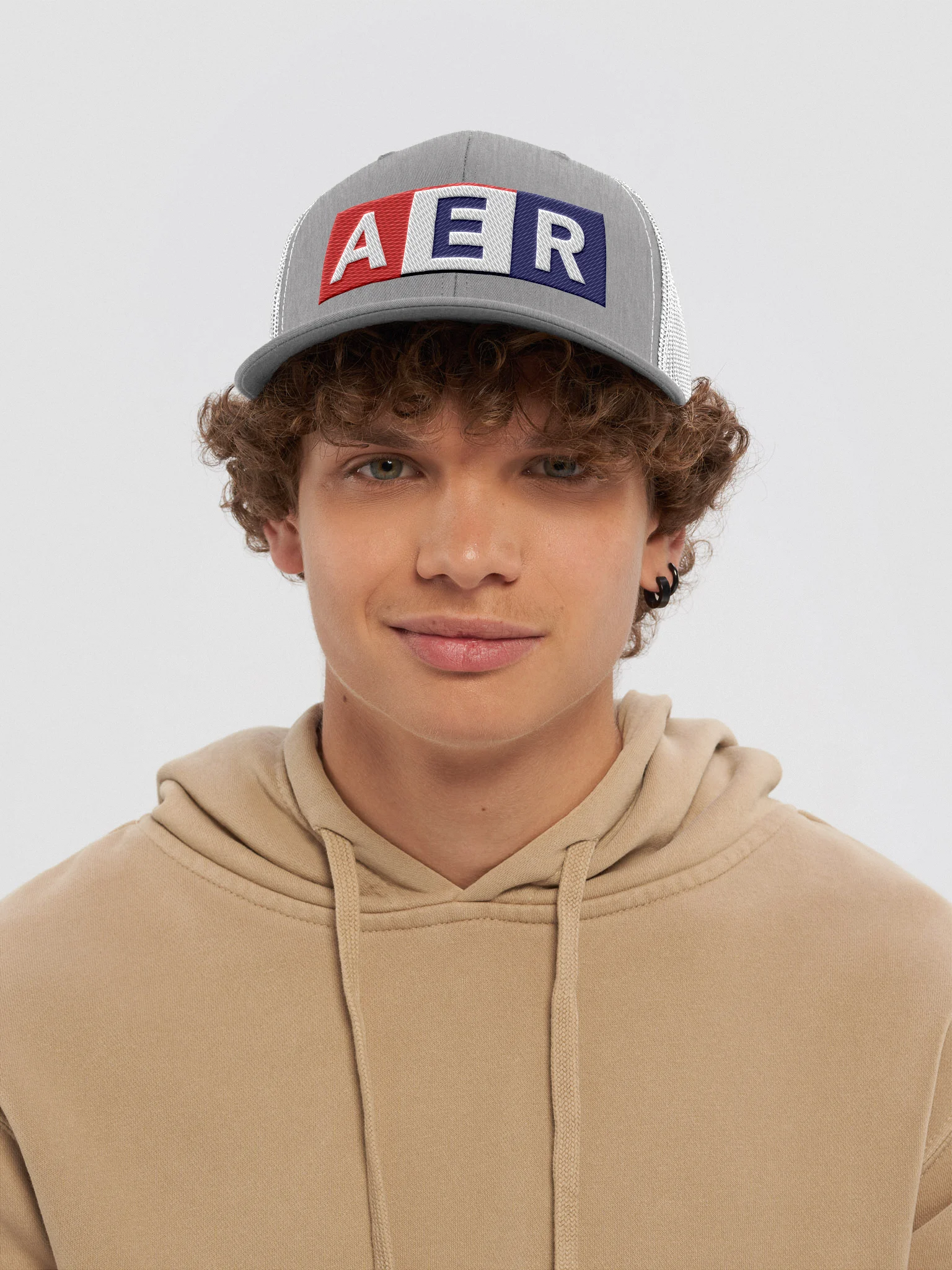 Red White & Blue Squares Hat product image (5)