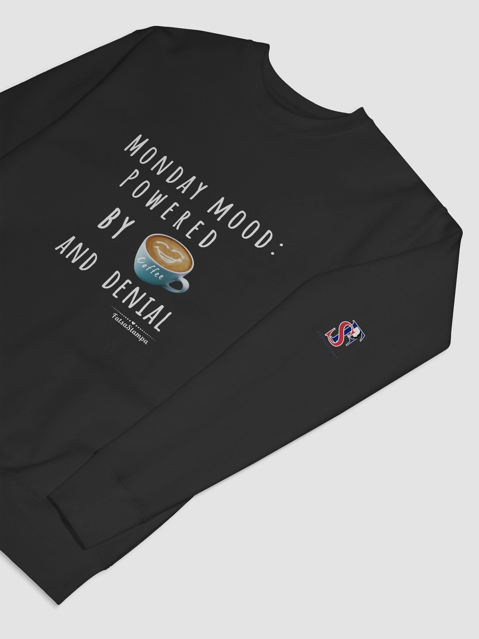 Monday Mood Funny coffee Premium Sweatshirt product image (3)
