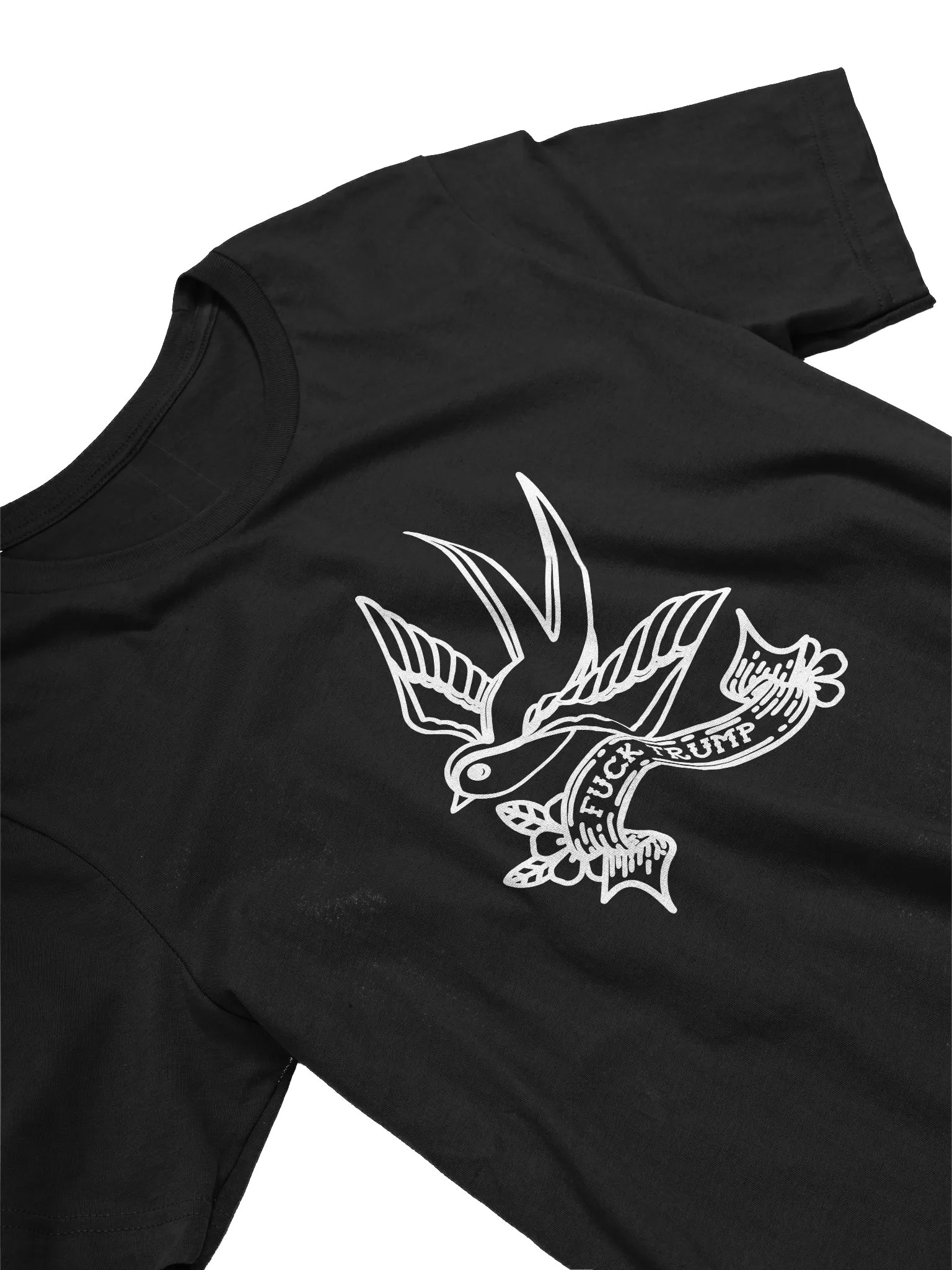 F*ck Trump Tattoo Sparrow Supersoft T-shirt (Unisex) product image (3)