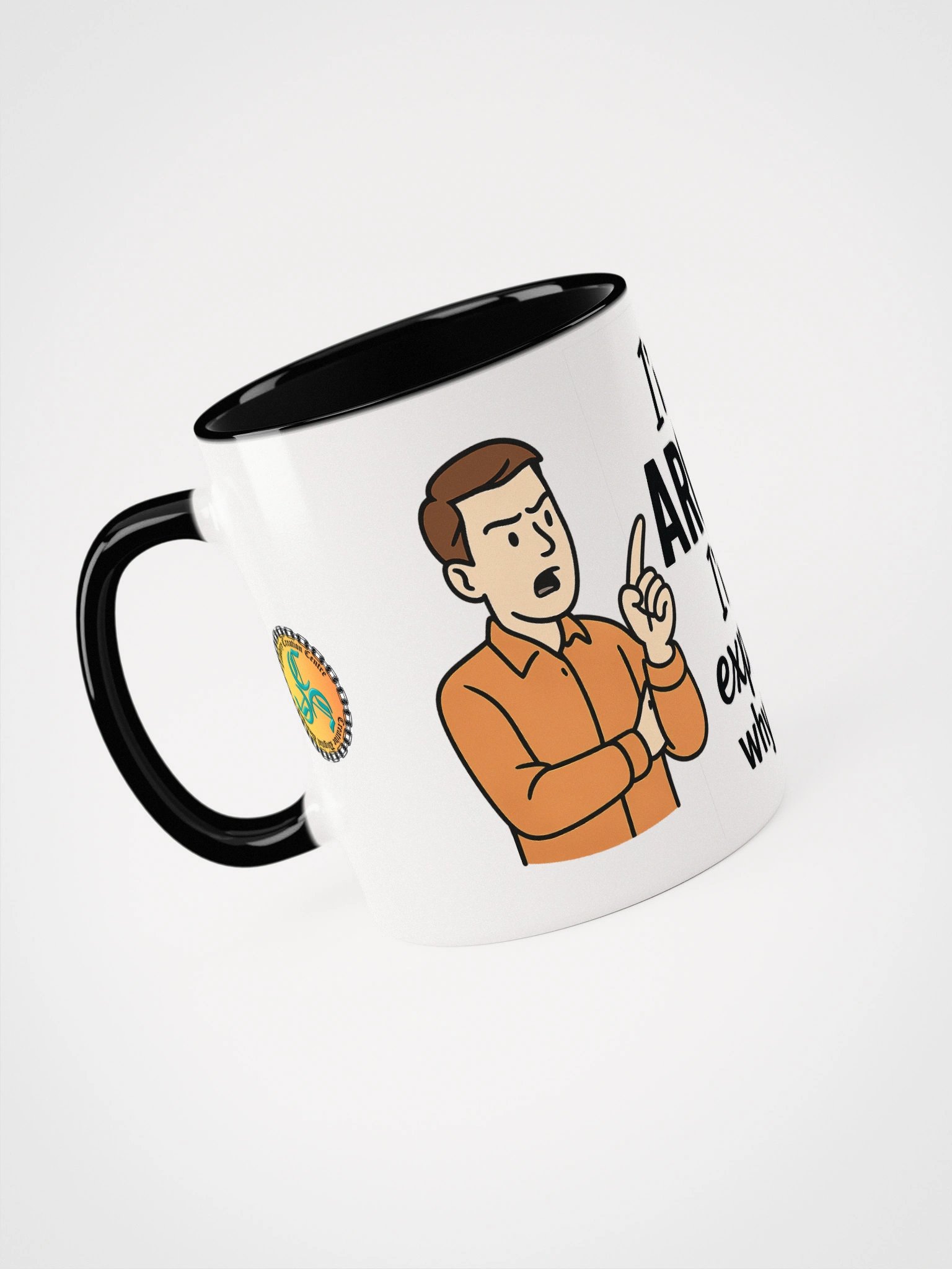 I'm Not Arguing (Male) 2-Tone Ceramic Mug product image (29)