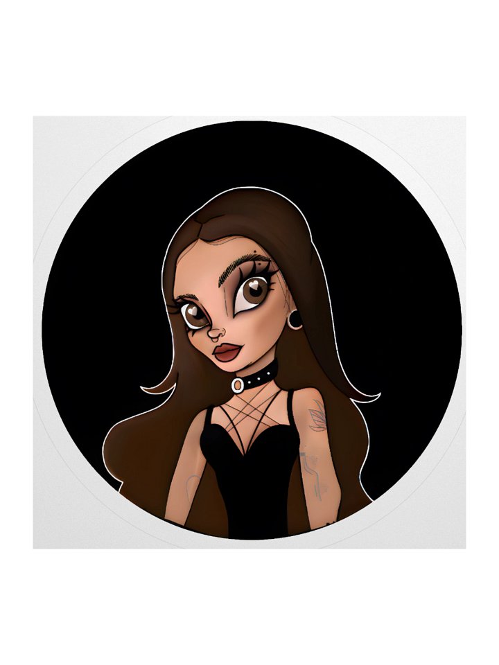 xAnnaleigh Logo Sticker Black Background product image (1)