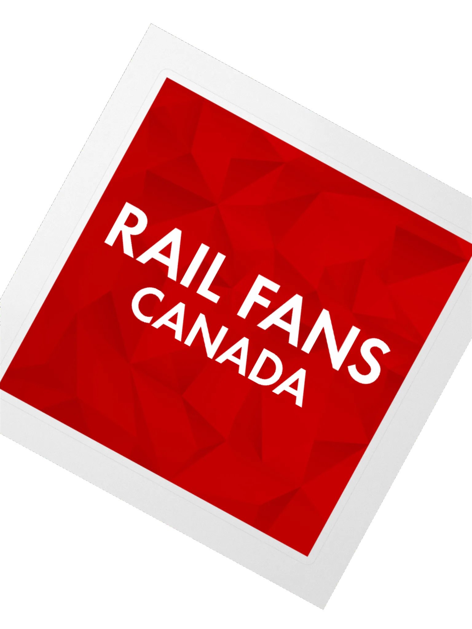 The Rail Fans Canada Geometric Sticker product image (5)