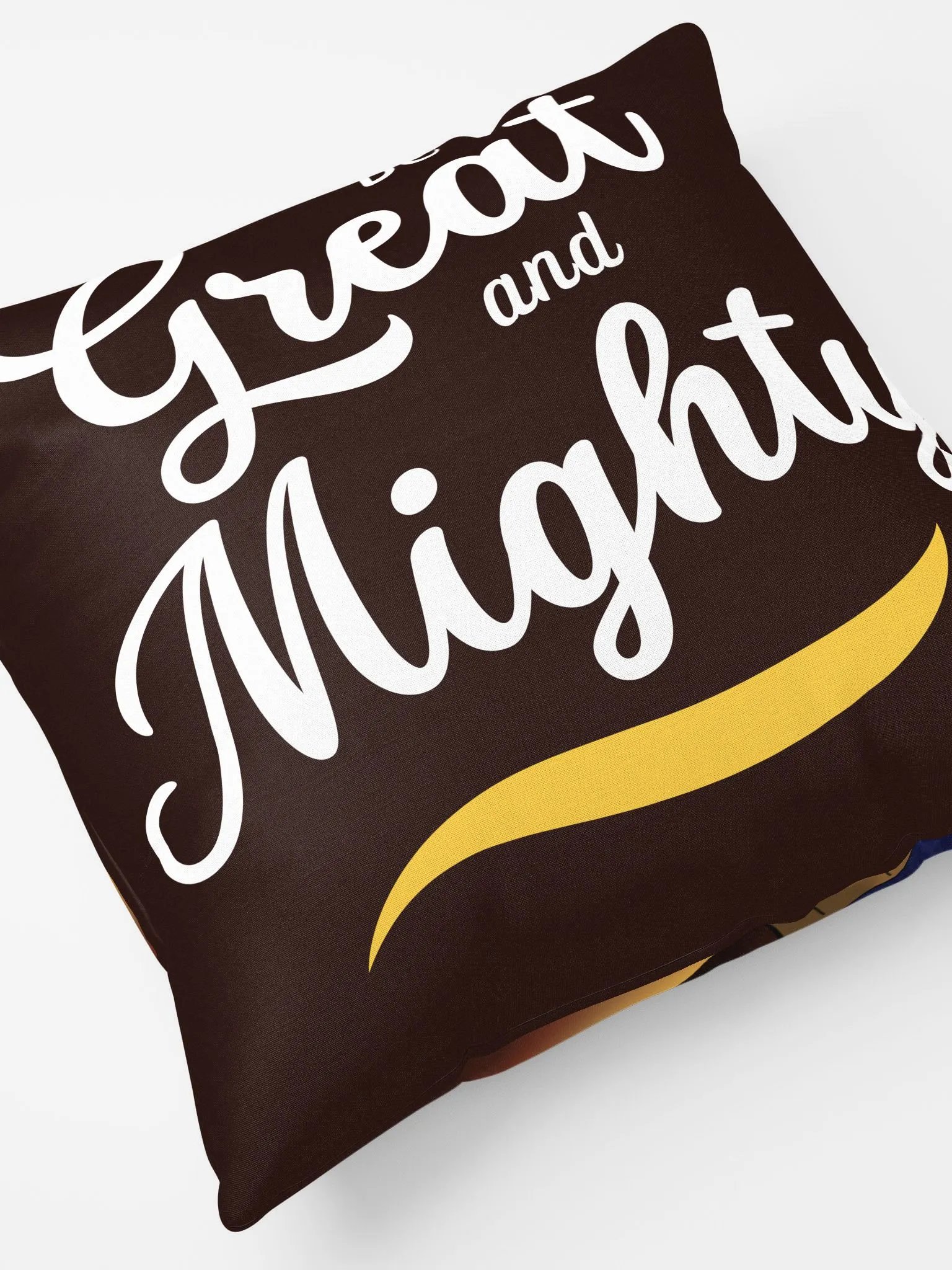 Be Great & Mighty Throw Pillow product image (8)