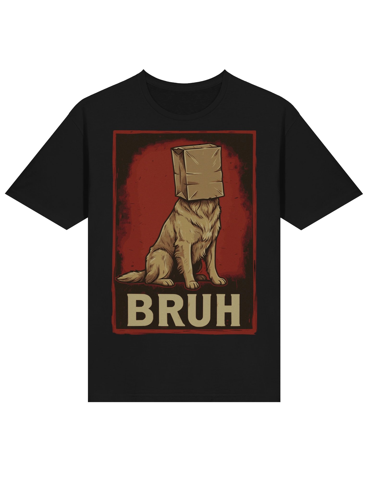 Funny Bruh Dog Unisex Graphic T-Shirt product image (1)