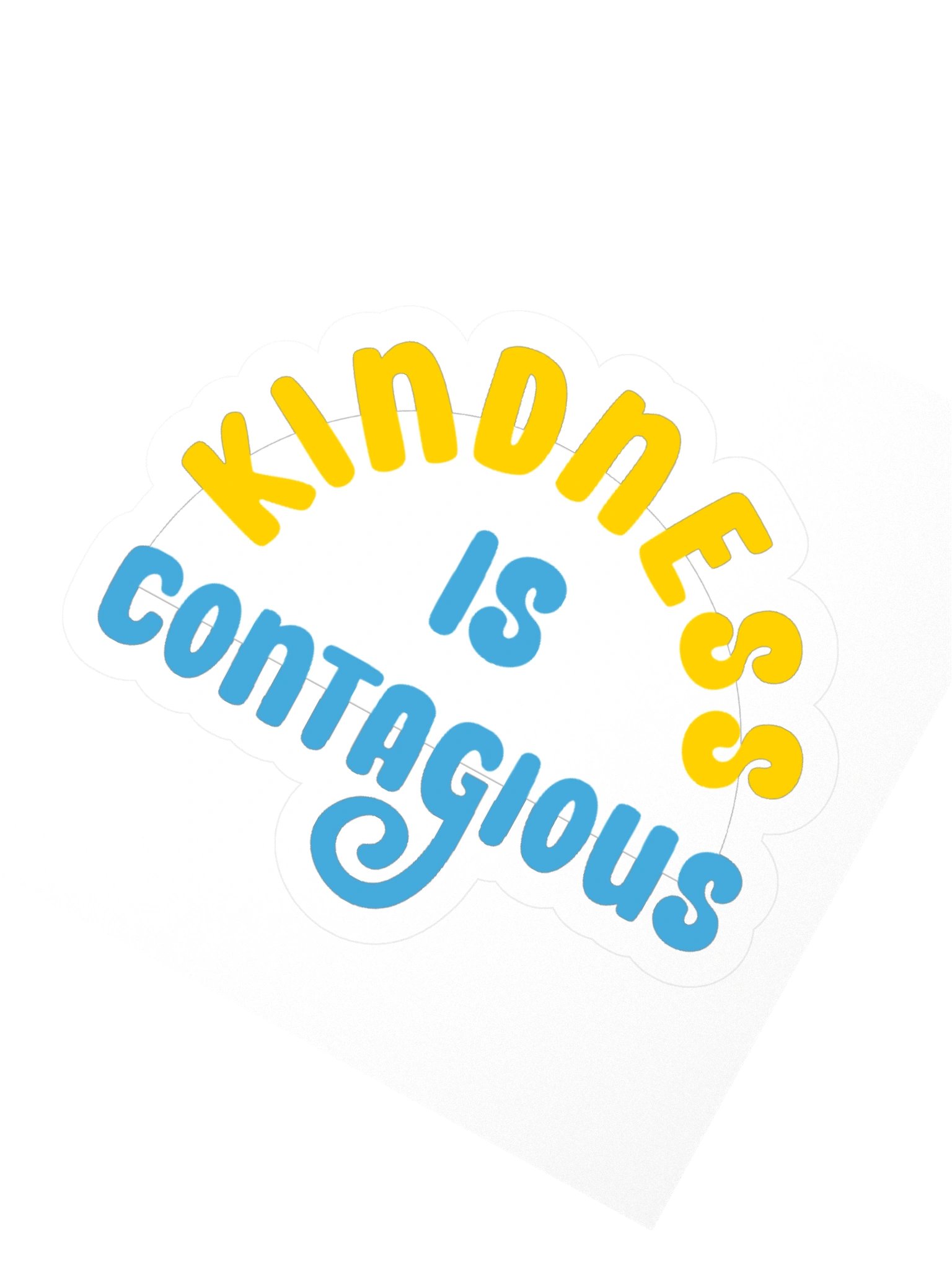 Kindness is contagious - Sticker v2 product image (2)