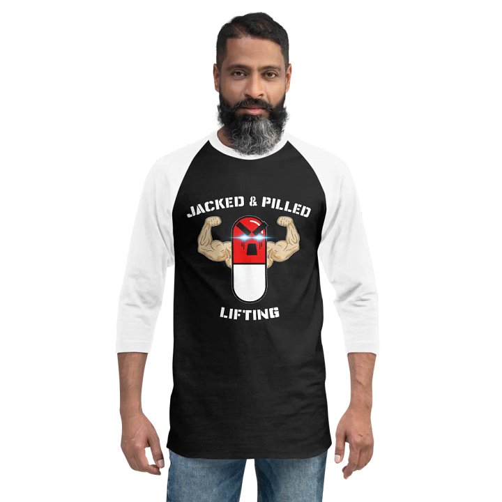 Jacked & Pilled™ Baseball Shirt product image (2)