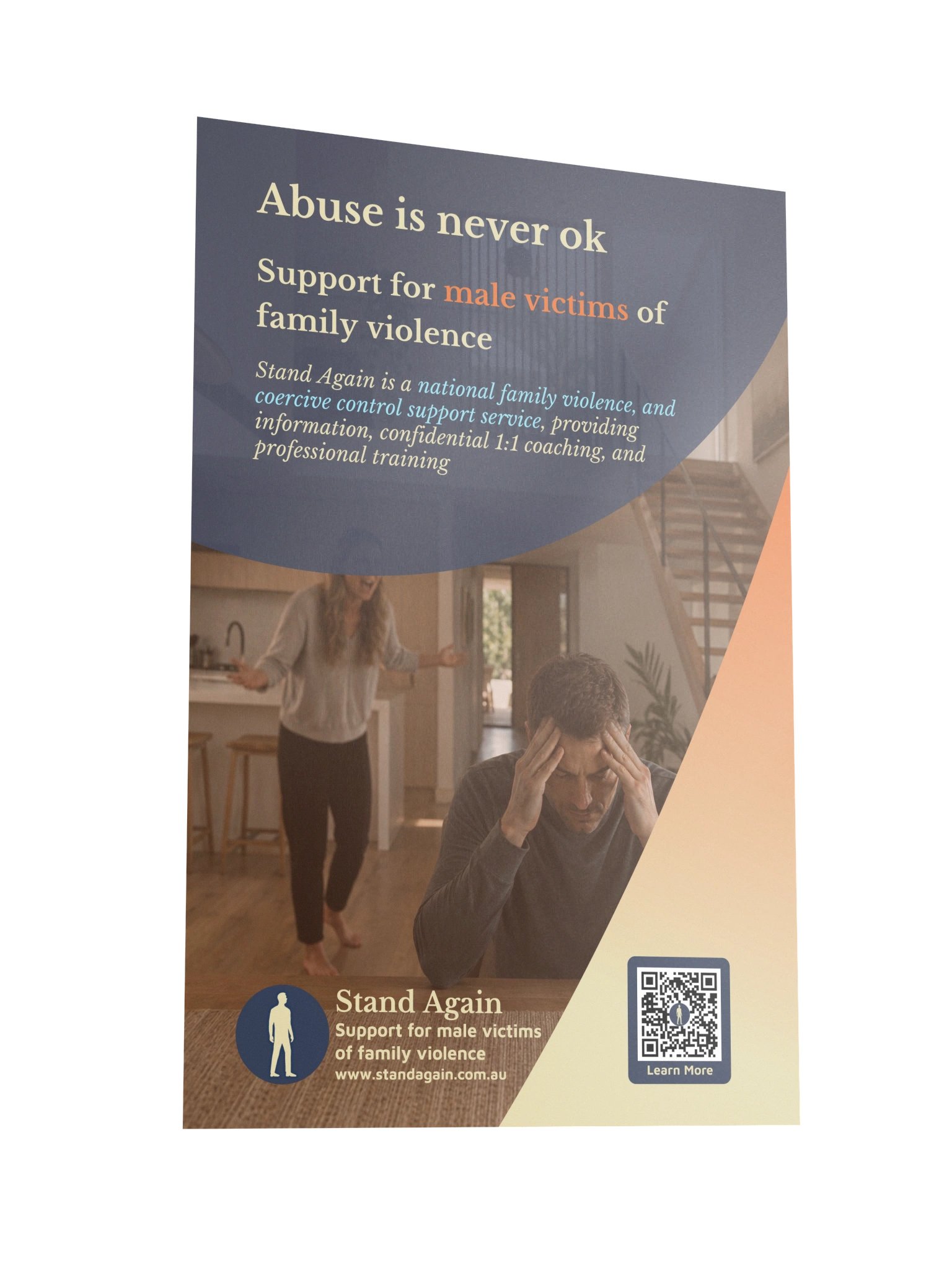 Poster H: "Abuse is never ok" product image (2)