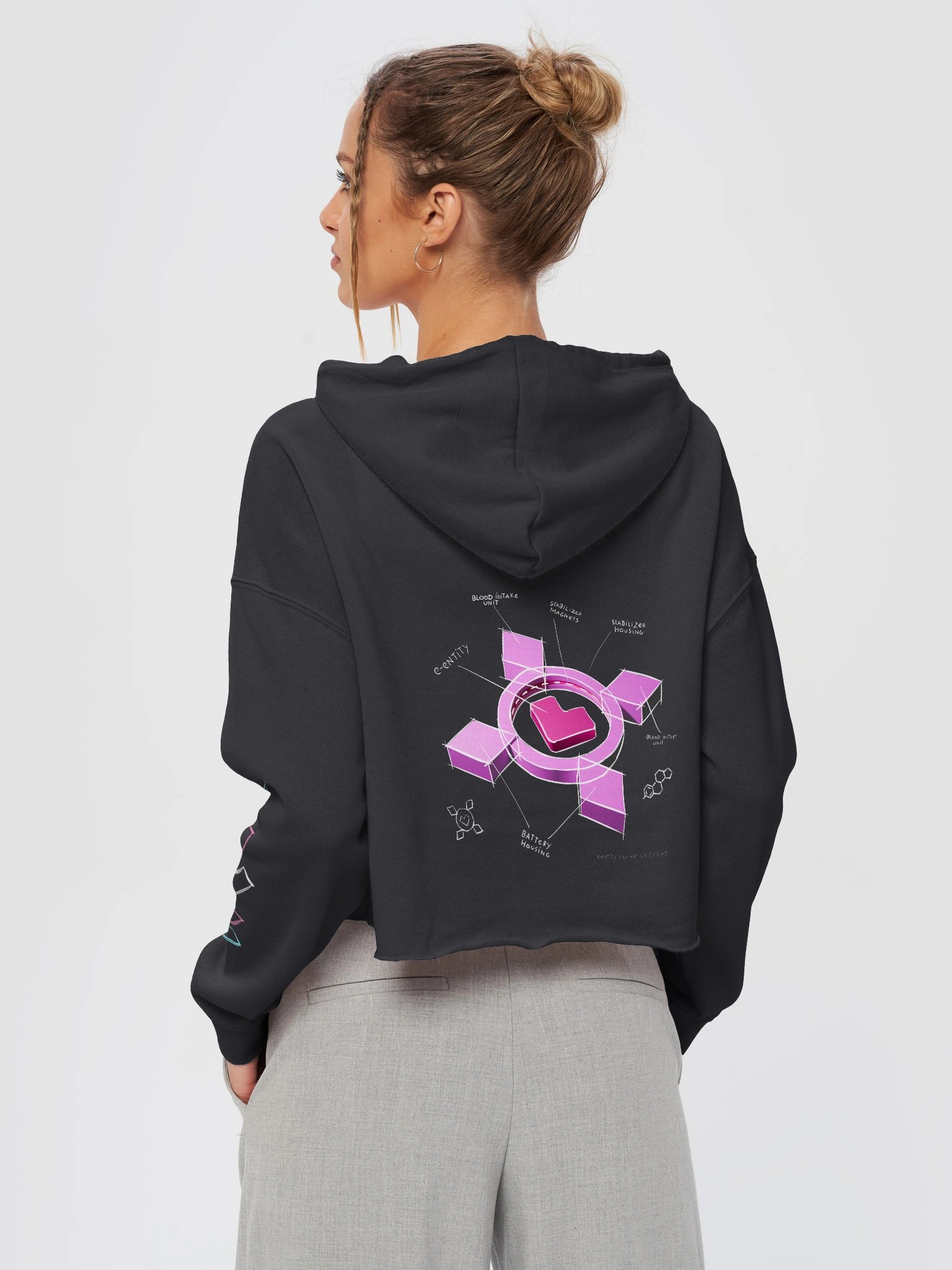 TAF PROTO-TYPE / 3.0.13.45 / CROPPED HOODIE product image (3)
