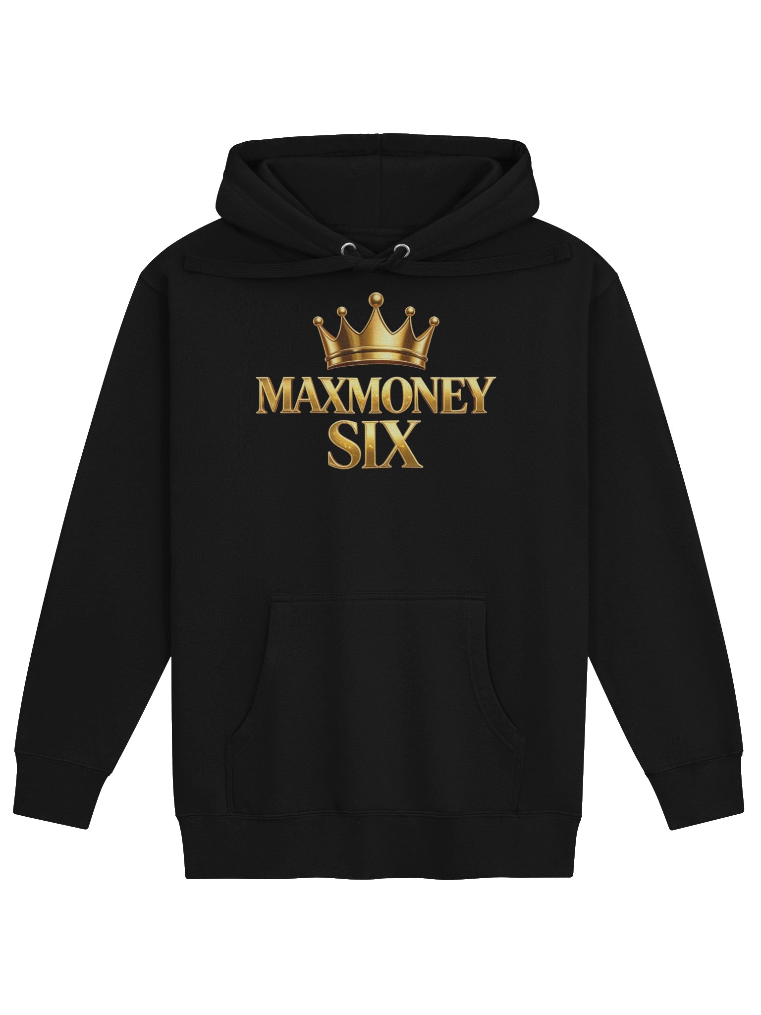 MAXMONEY SIX Crown Hoodie – Gold Script Edition product image (1)
