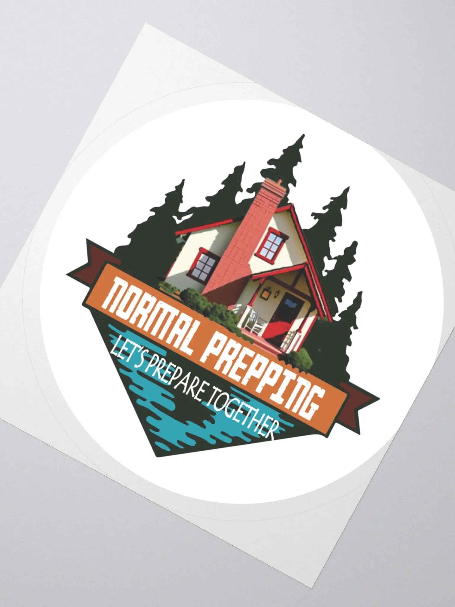 Normal Prepping Logo Stickers product image (2)