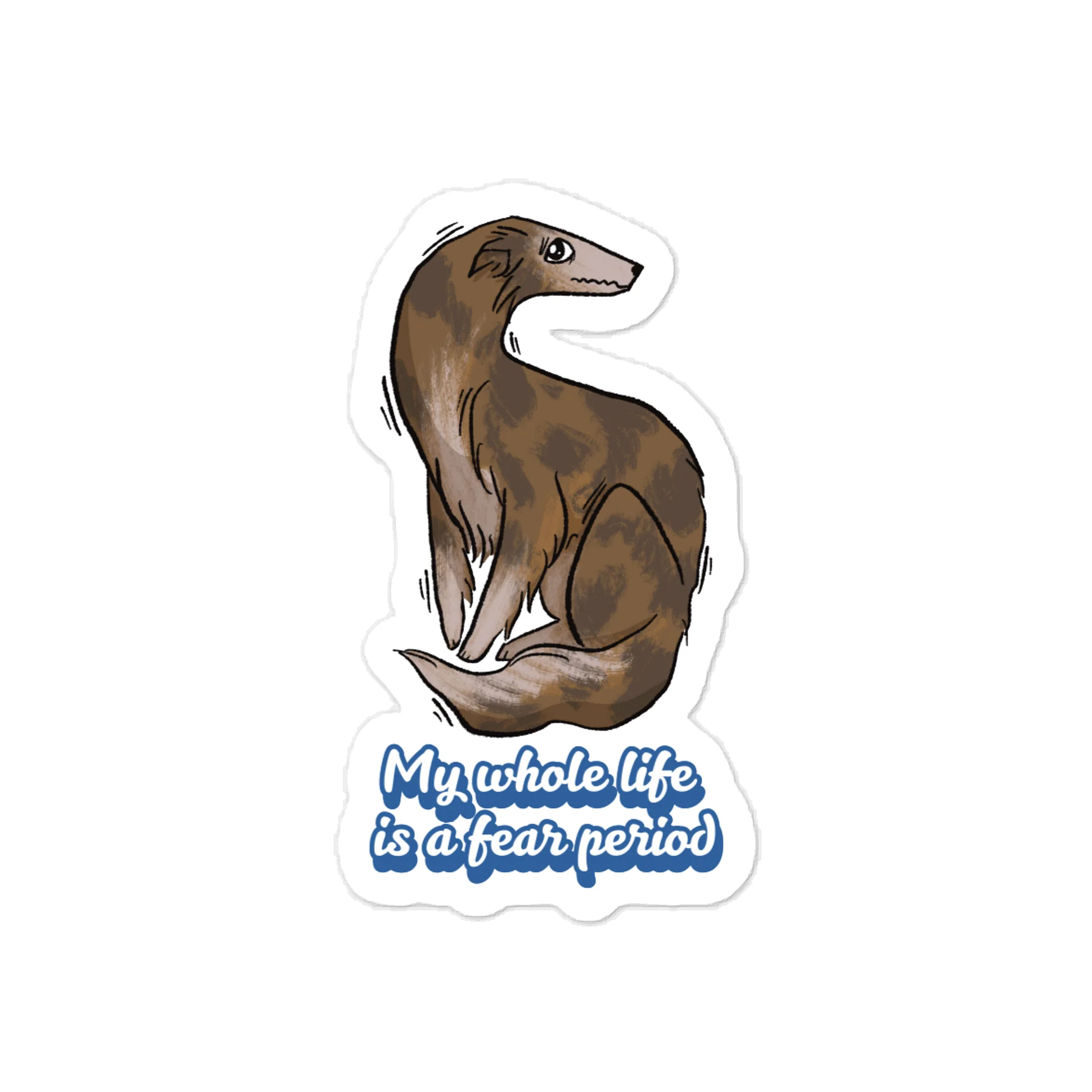 Fear Period Sticker - Brindle product image (1)