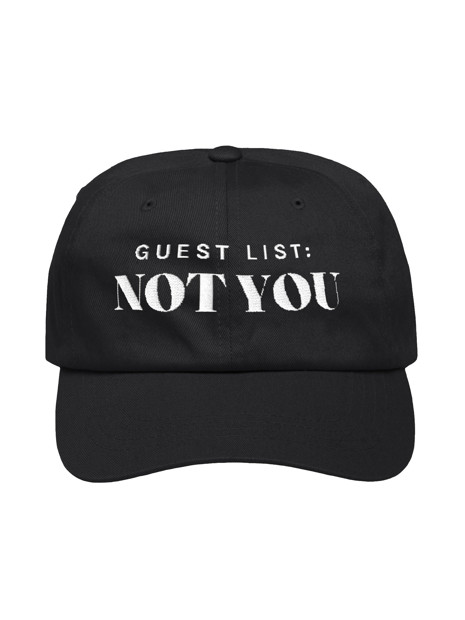 "Guest List: Not You" Dad Hat product image (2)