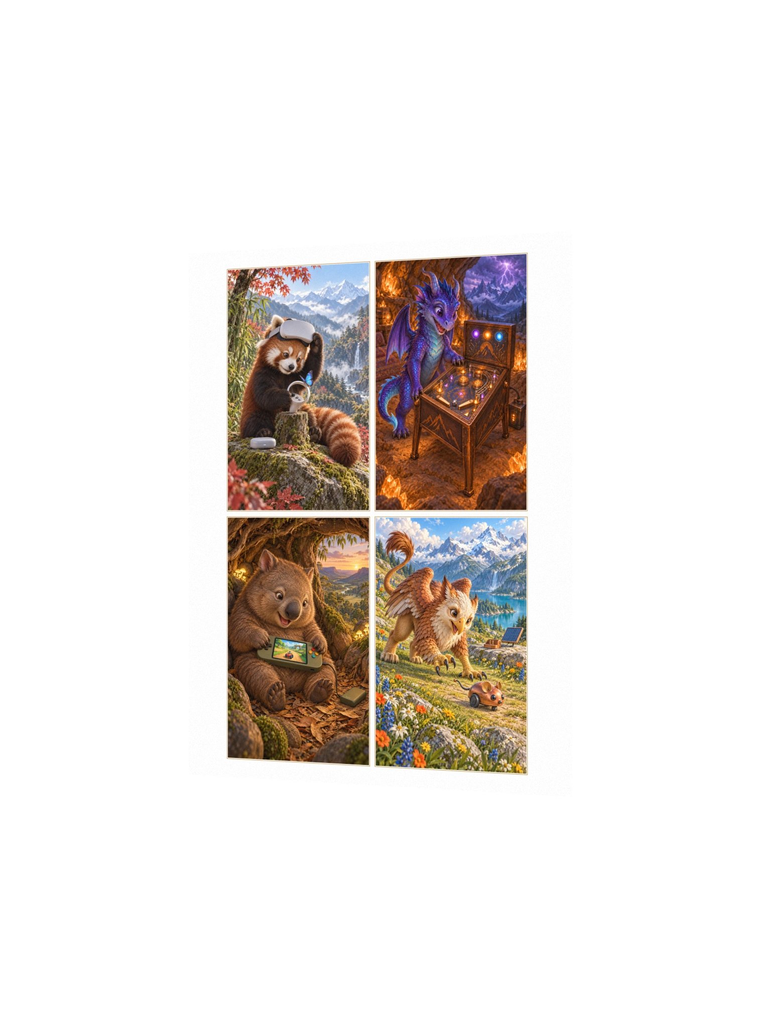 Play Instinct Small Art Print product image (2)