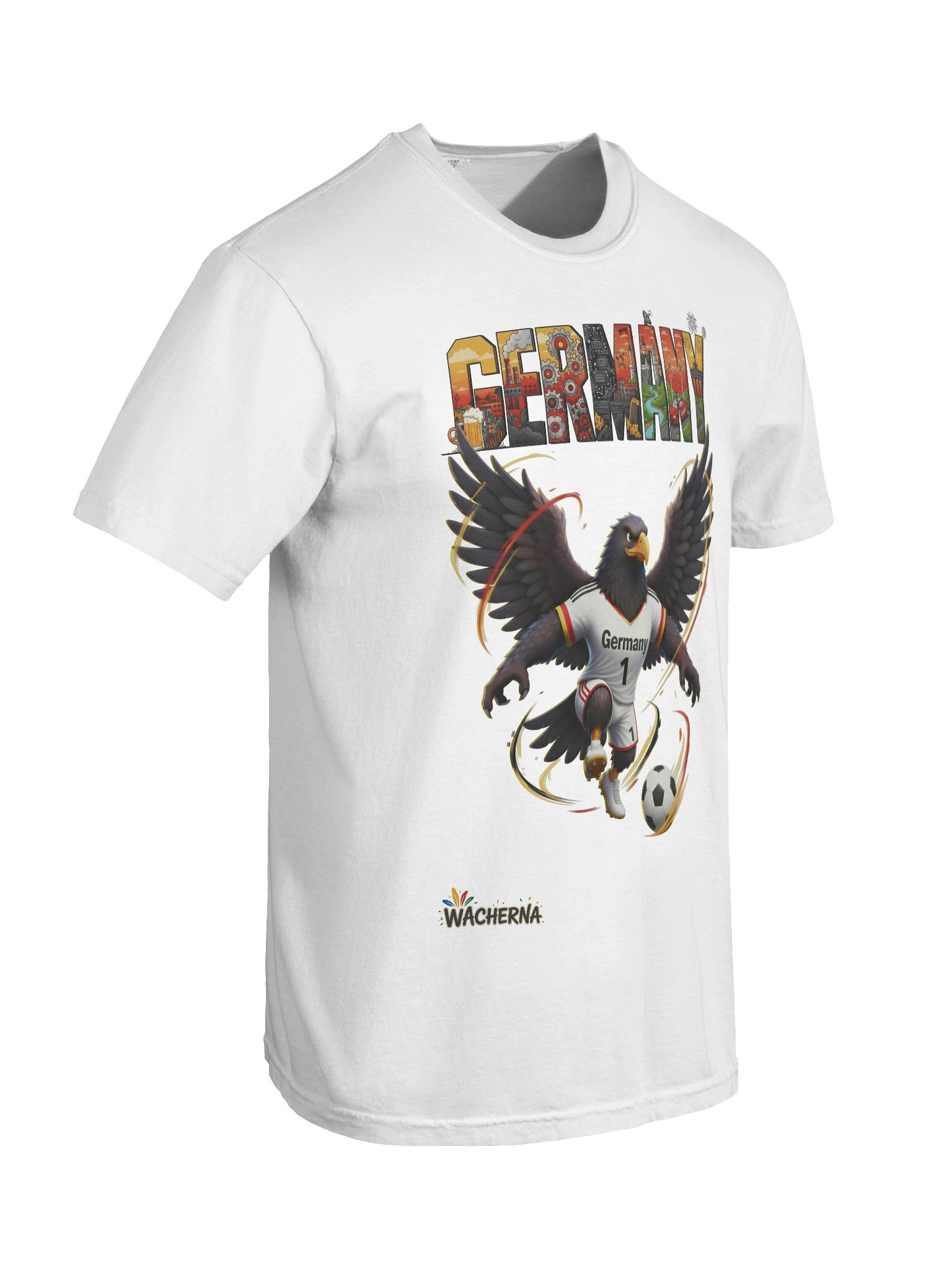 Germany Eagle Mascot Fan Art T-Shirt – Vibrant Culture & Football Streetwear product image (4)