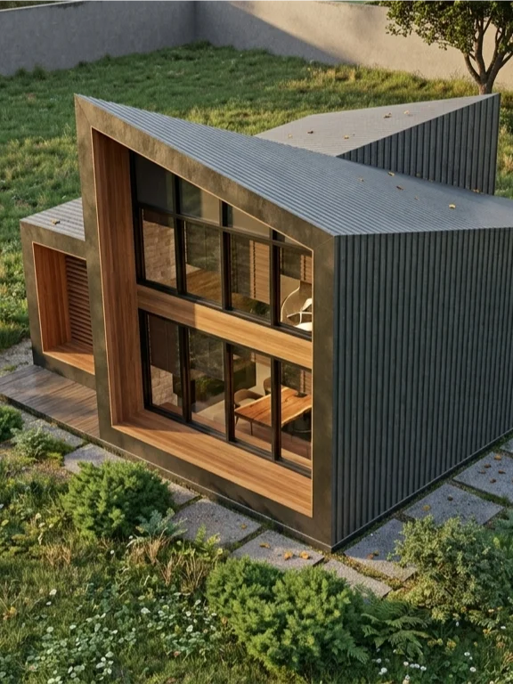 Modern House 009 [M009] - Drawings\Blueprints CAD + PDF - Metric + Imperial product image (1)