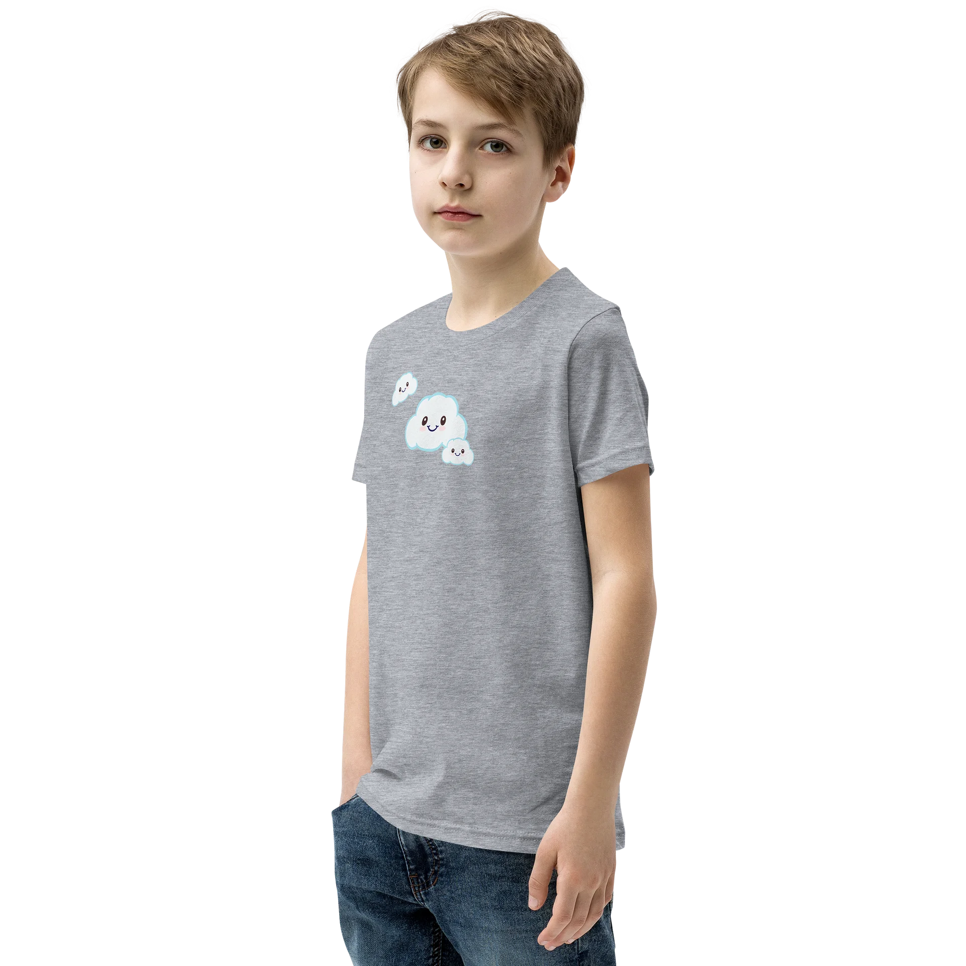 Smiley Cloud Youth Tee product image (3)