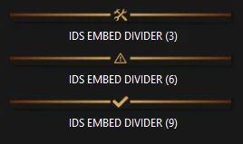 Goldish Embed Divider Bars Pack product image (2)