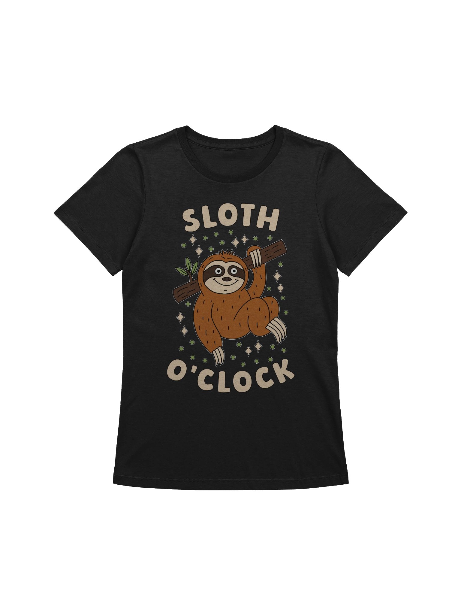Sloth O'Clock Sloth Women's Relaxed-fit T-shirt product image (1)