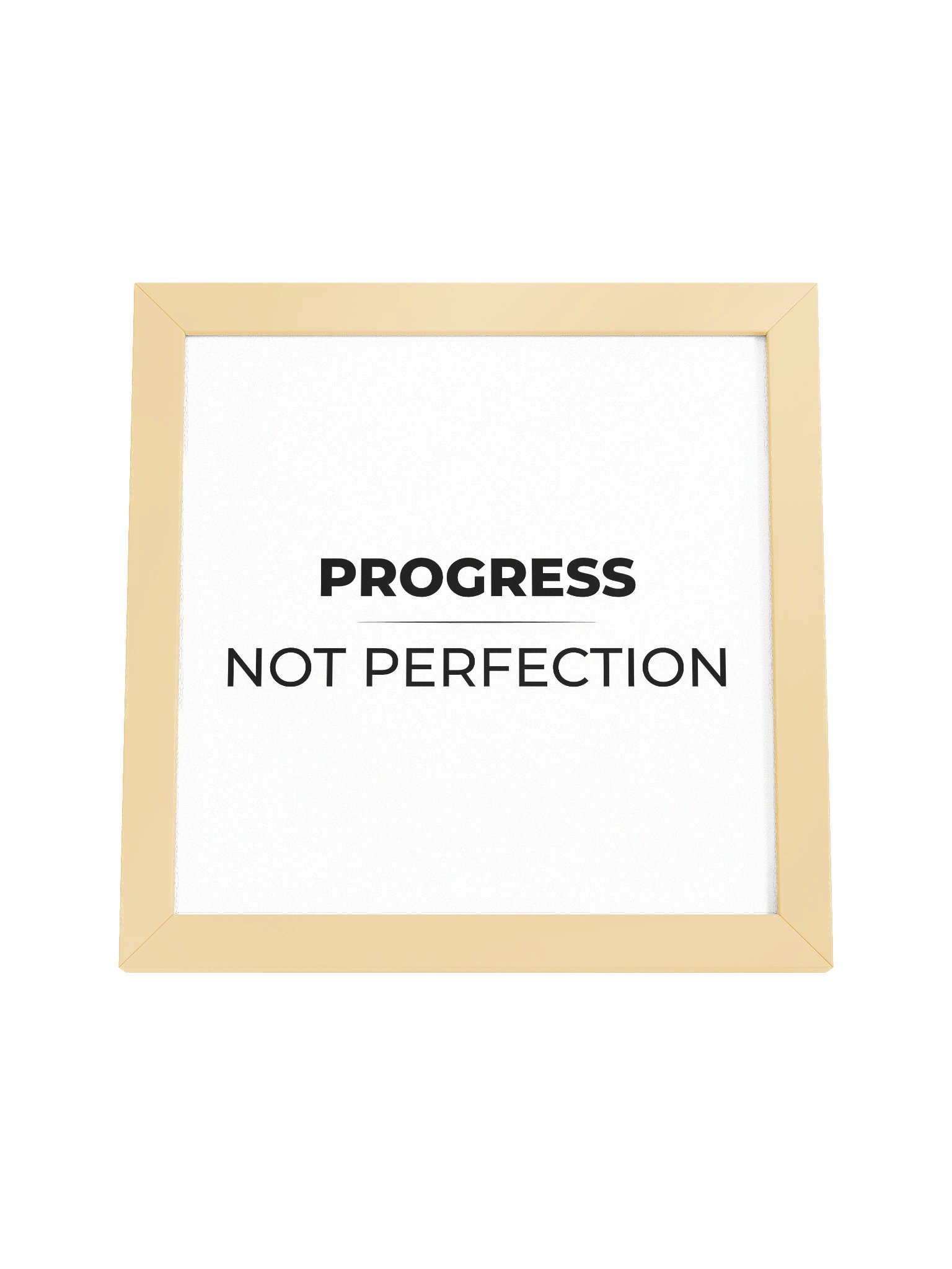Framed Reminder - Progress. Not Perfection - Oak product image (8)