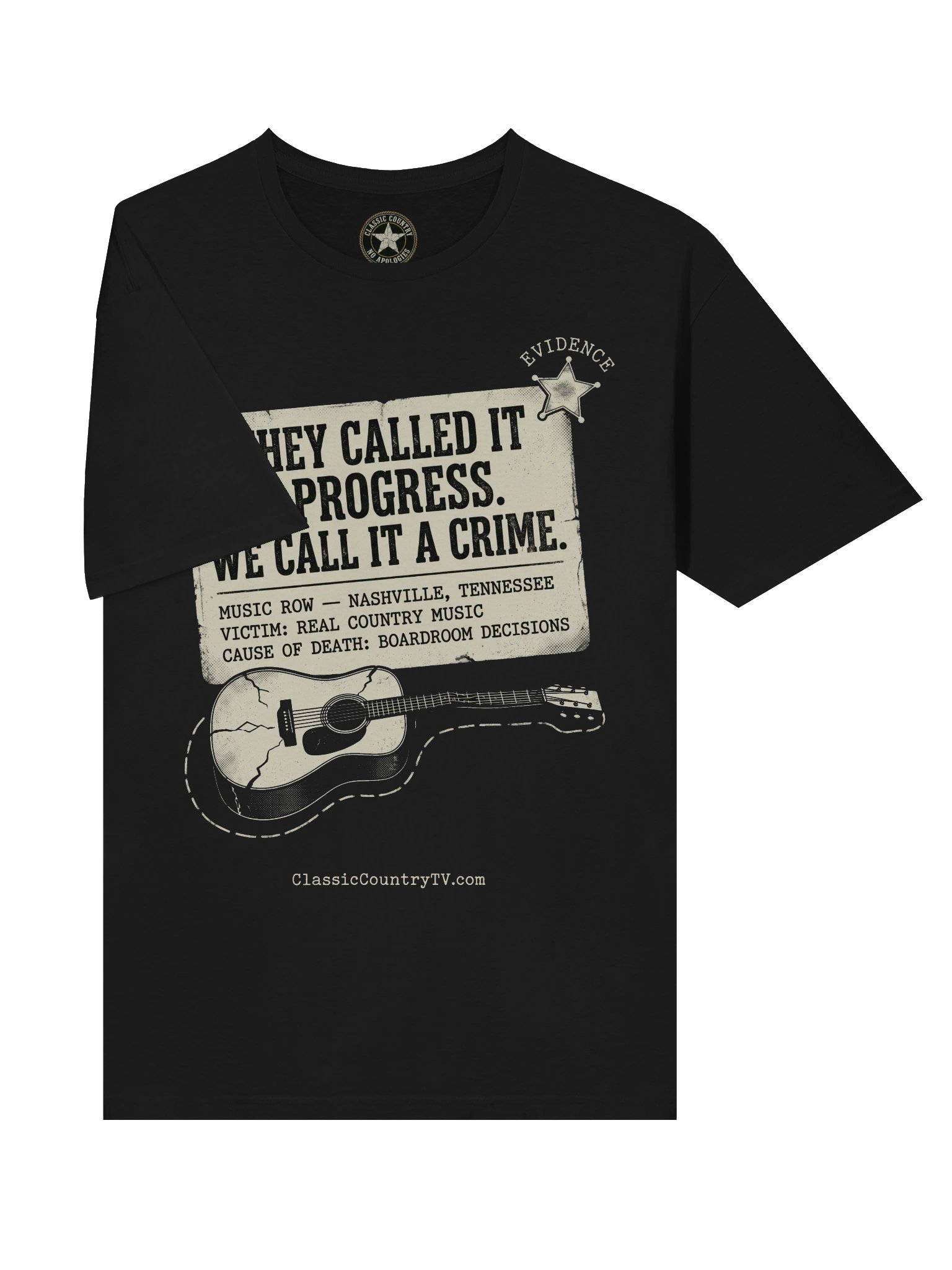 They Called It Progress. We Call It a Crime. — Classic Country Music Tee product image (5)