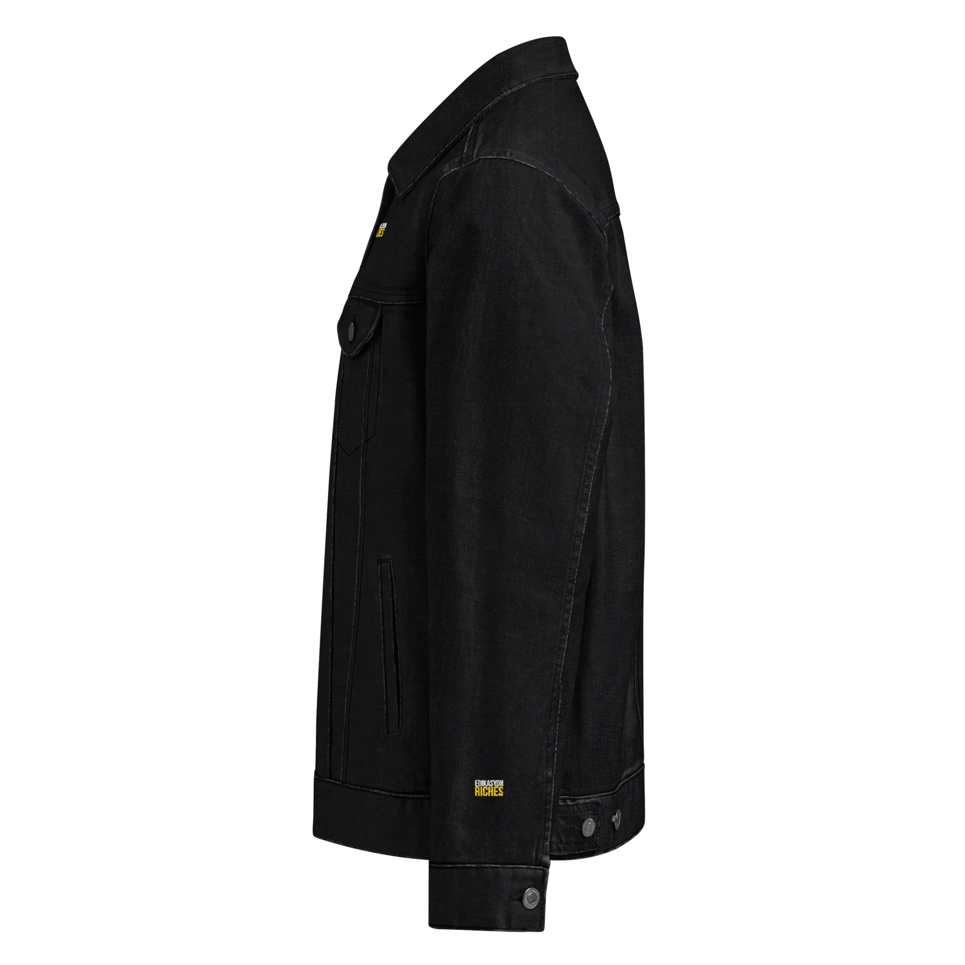Edikasyon se Richès Denim Jacket – Timeless Style. Unshakable Message. product image (5)