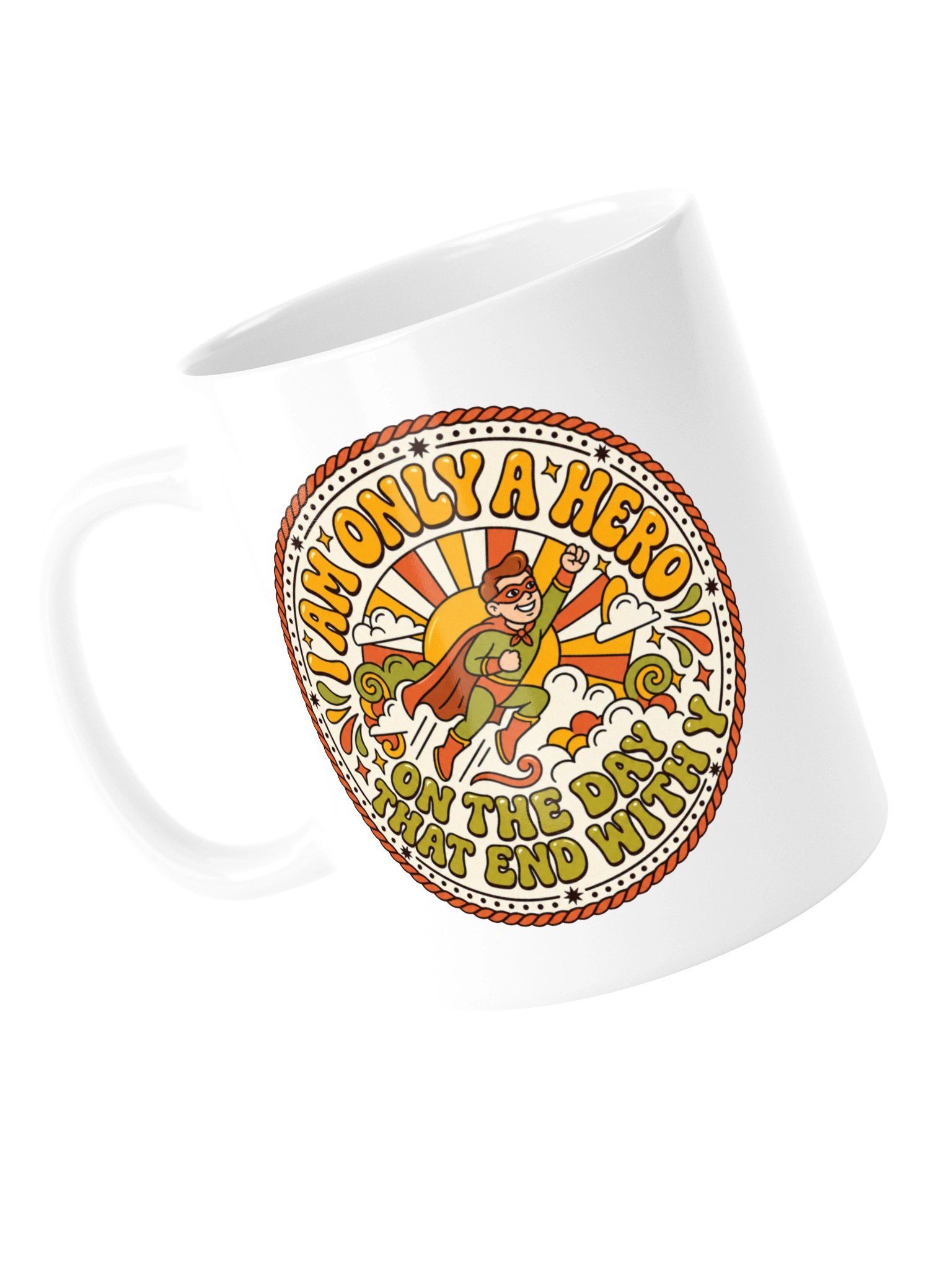 Only a Hero on Days Ending With Y - Flying Hero Mug product image (13)