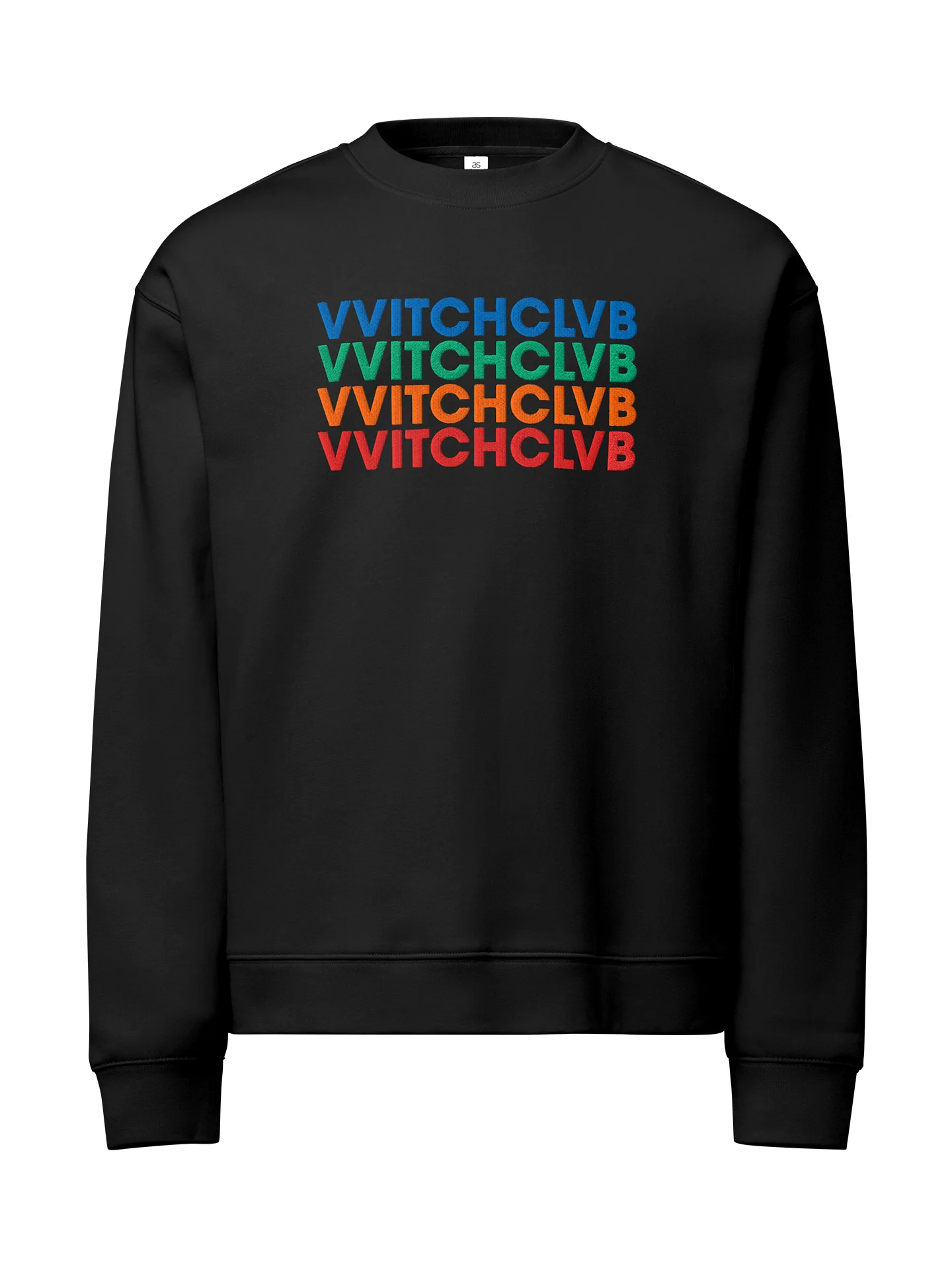 vvitchclvb - "VVC" Embroidered Sweatshirt (Black) product image (1)